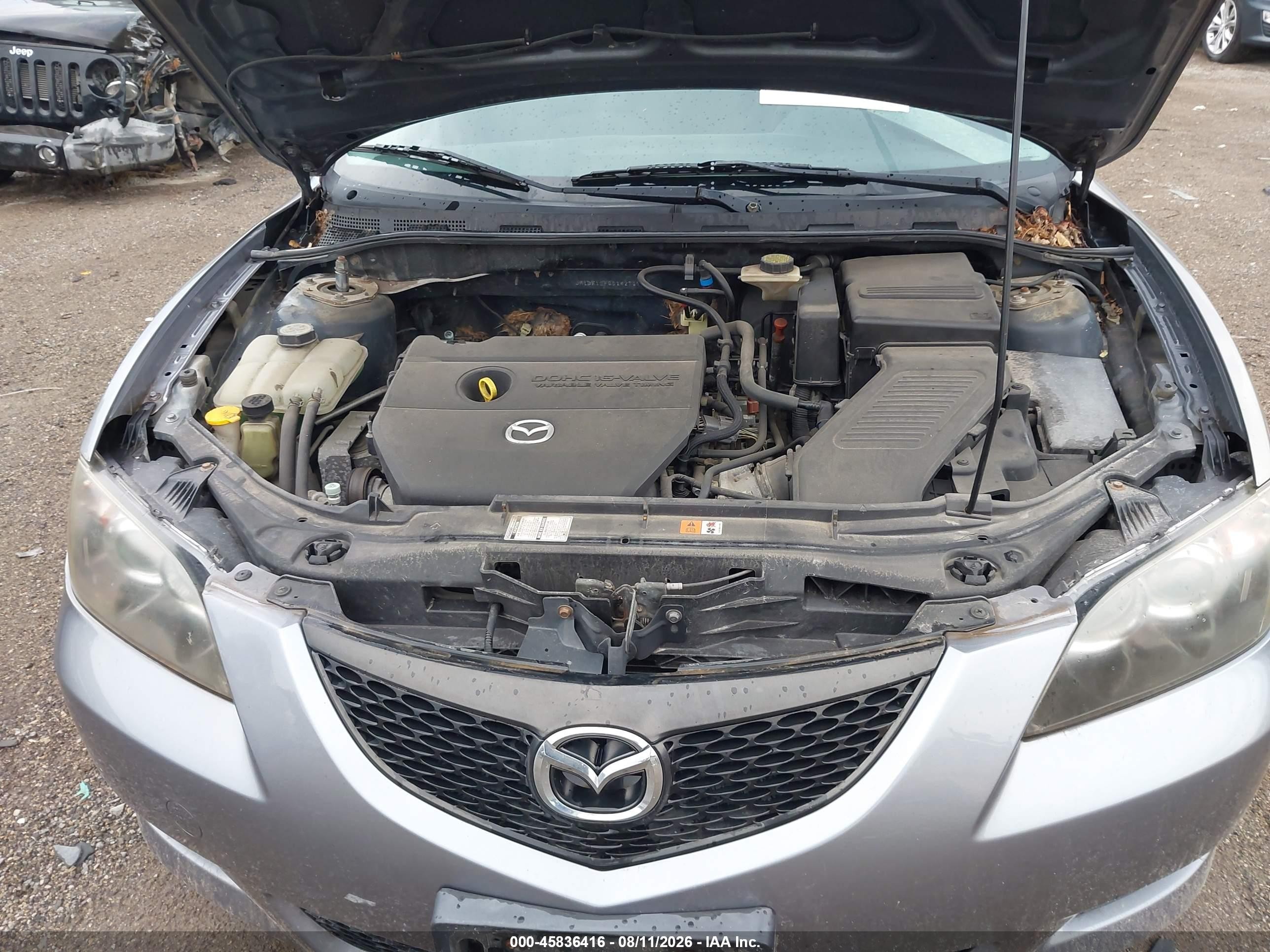 2006 Mazda Mazda3 I Серый vin: JM1BK12F961427173