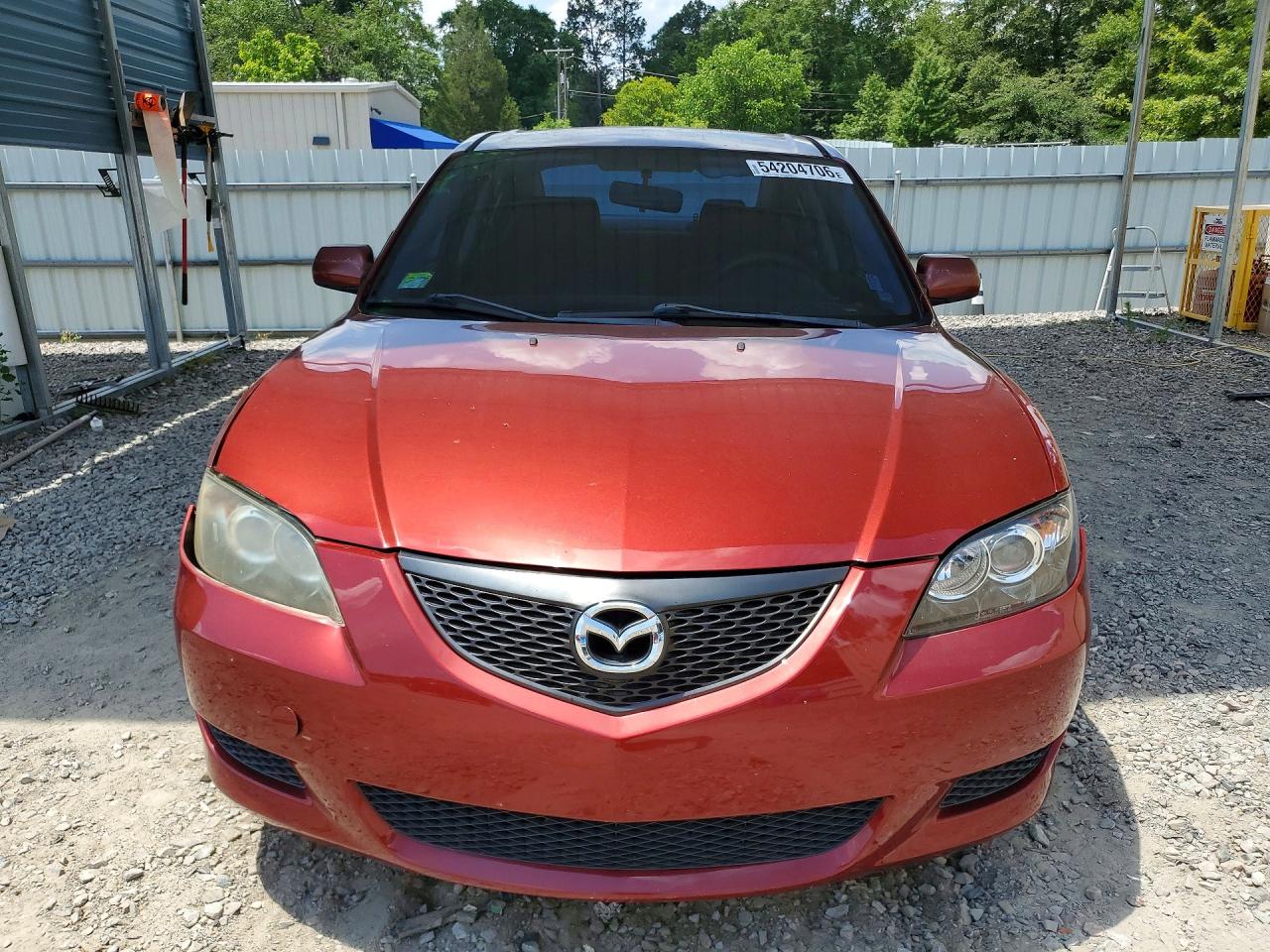 2006 Mazda 3 I Orange vin: JM1BK12F961535843