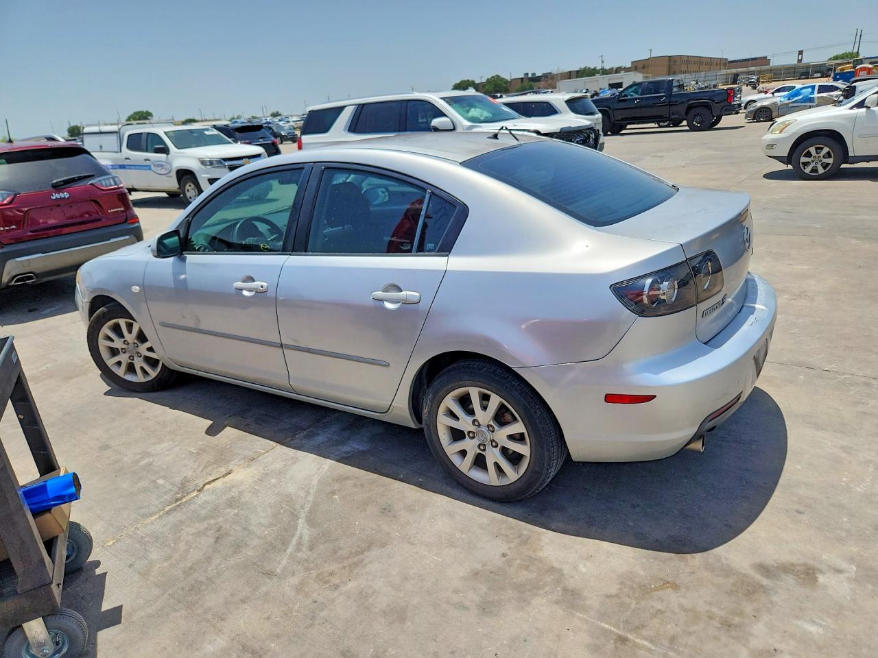 2007 Mazda 3 I Серебряный vin: JM1BK12F971719181