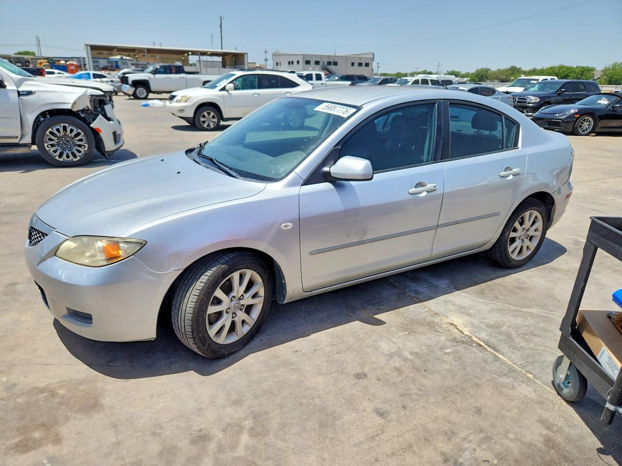 2007 Mazda 3 I Серебряный vin: JM1BK12F971719181