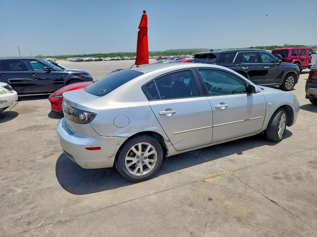 2007 Mazda 3 I Серебряный vin: JM1BK12F971719181