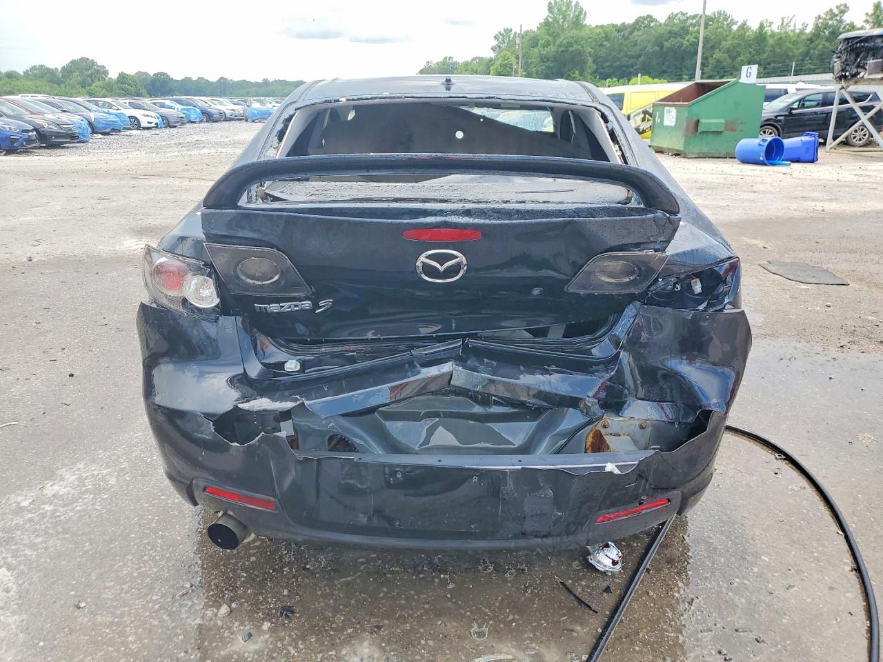 2008 Mazda 3 I Blue vin: JM1BK12F981841069