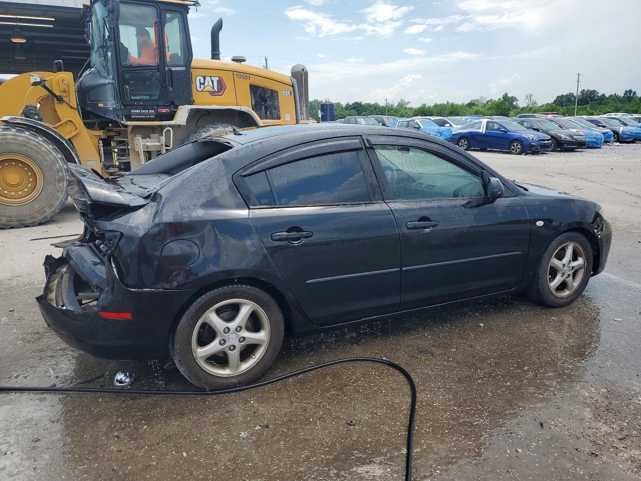 2008 Mazda 3 I Blue vin: JM1BK12F981841069