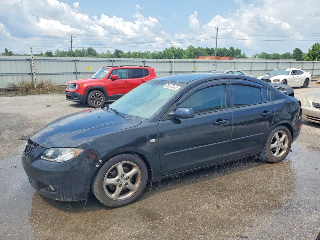 2008 Mazda 3 I Blue vin: JM1BK12F981841069