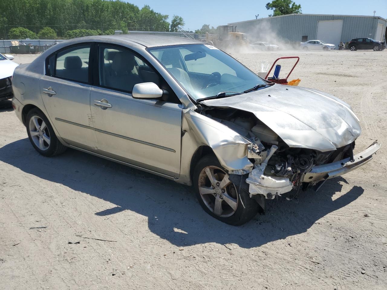 2004 Mazda 3 Silver vin: JM1BK12FX41176483
