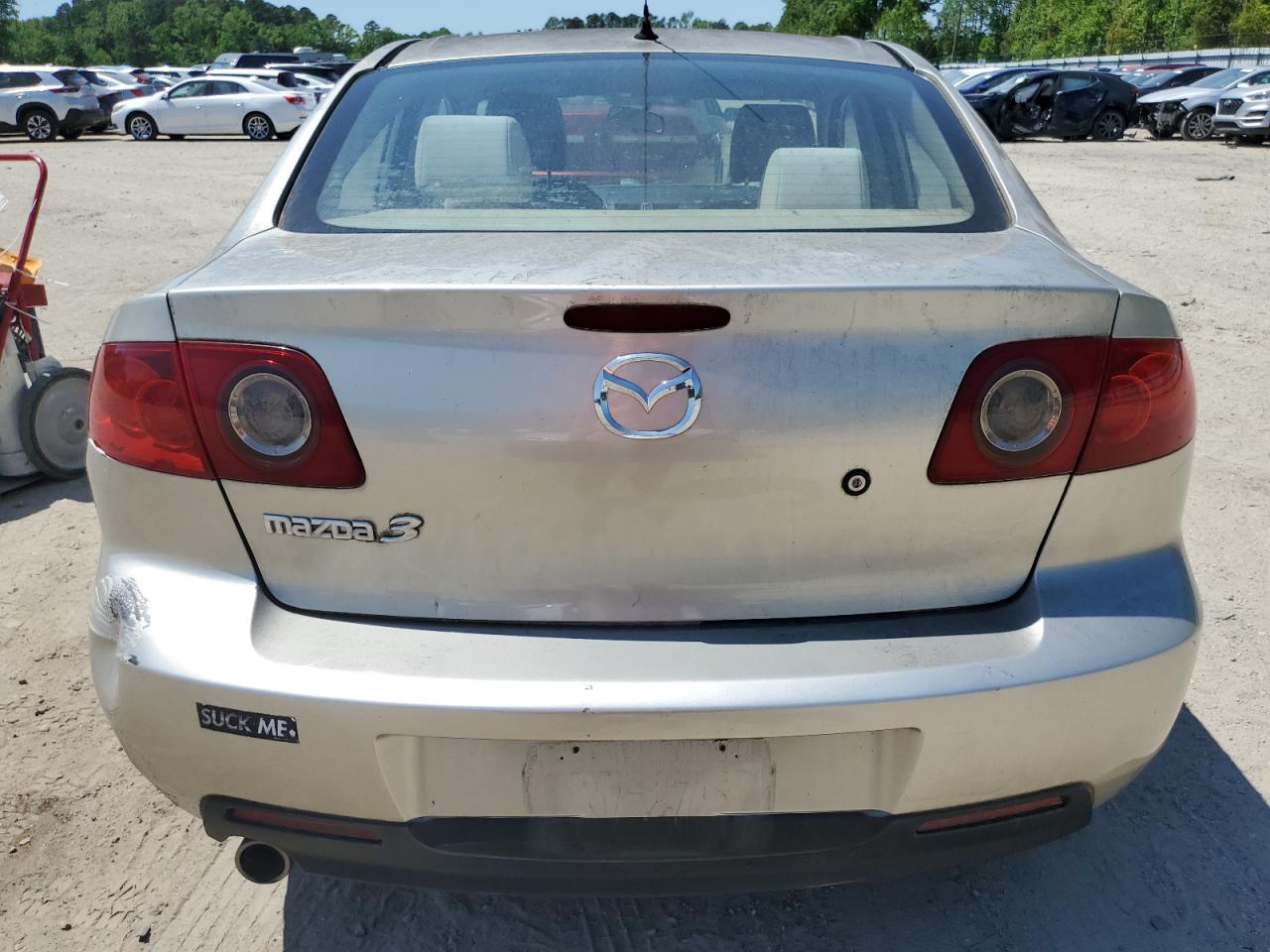 2004 Mazda 3 Silver vin: JM1BK12FX41176483