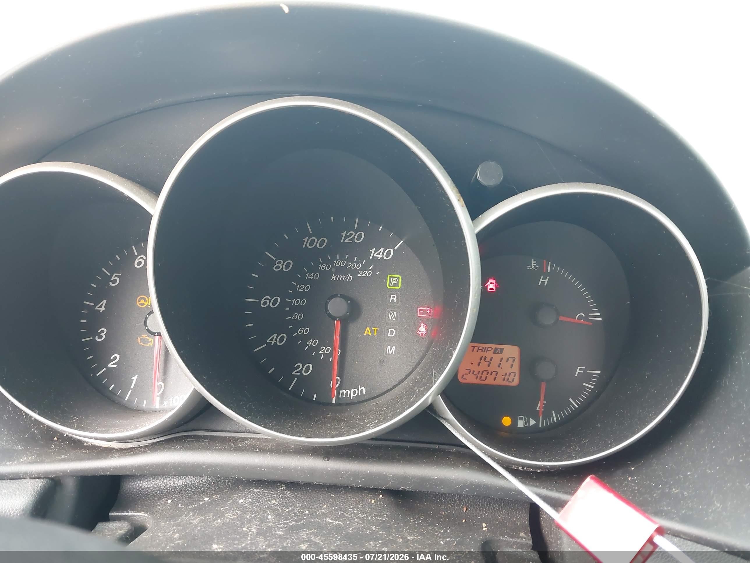 2005 Mazda Mazda3 I Black vin: JM1BK12FX51292669