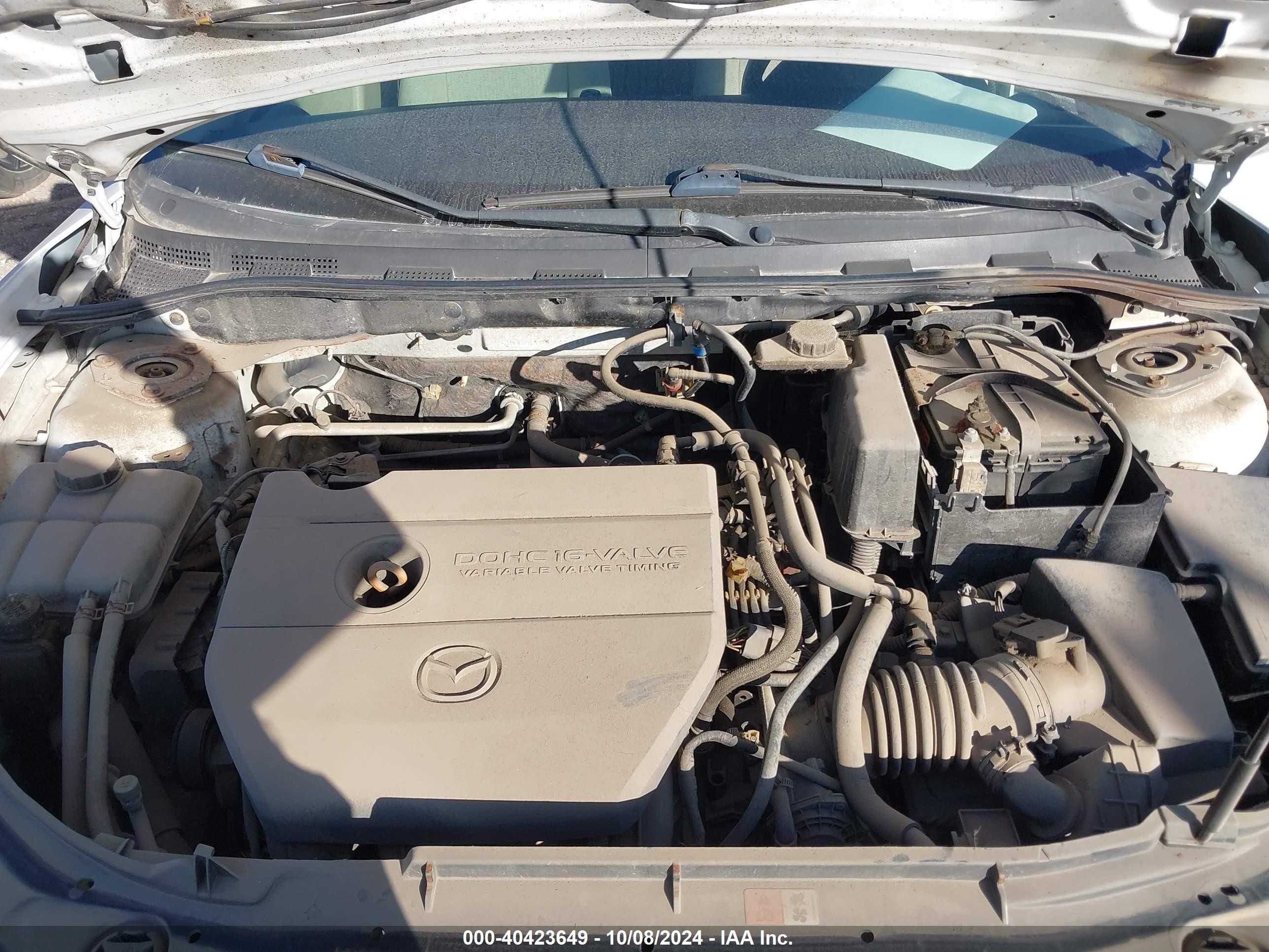 2007 Mazda Mazda3 I Белый vin: JM1BK12FX71641851