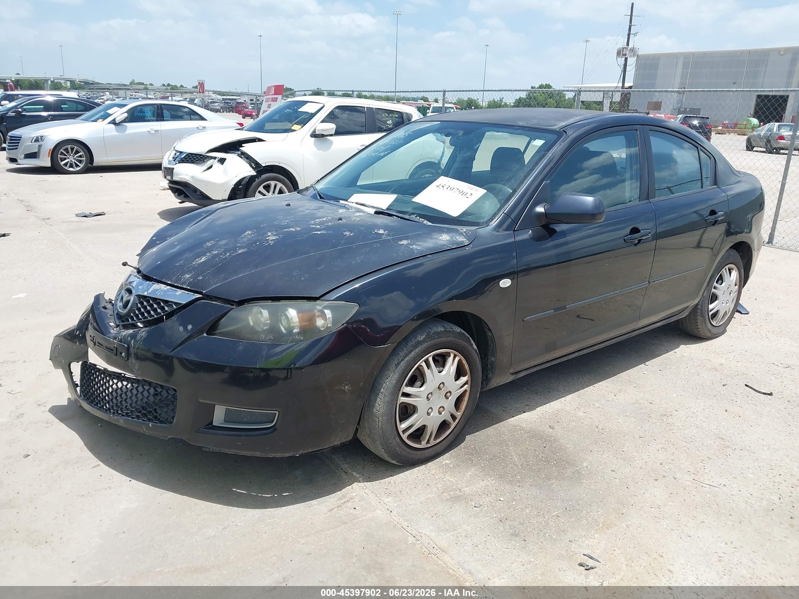 2008 Mazda Mazda3 I Sport Black vin: JM1BK12FX81138306