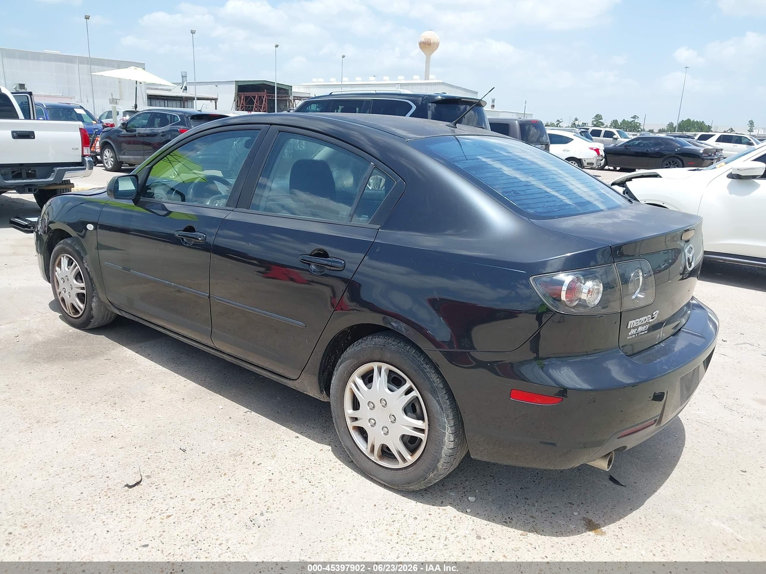 2008 Mazda Mazda3 I Sport Black vin: JM1BK12FX81138306