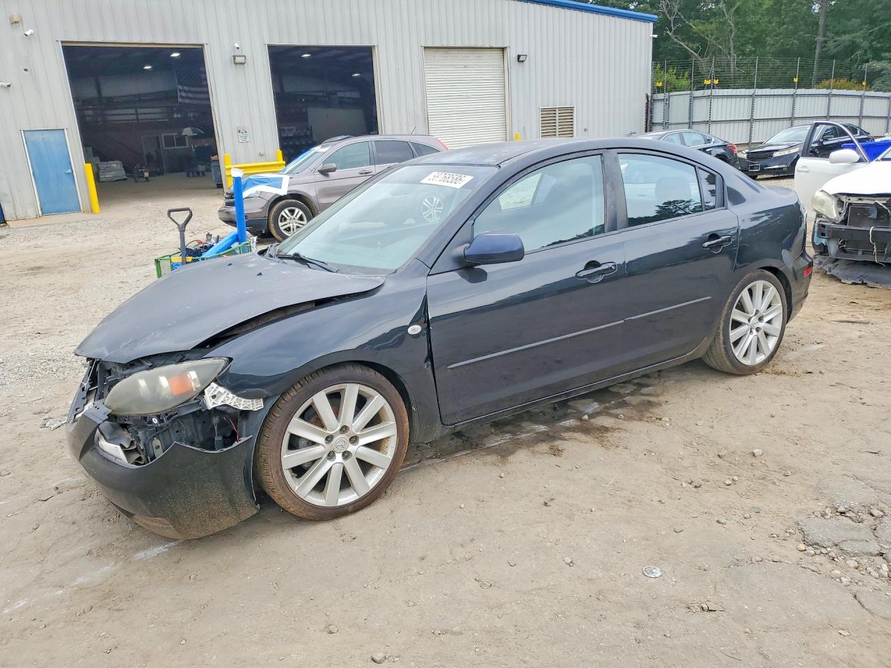 2008 Mazda 3 I Черный vin: JM1BK12FX81824491