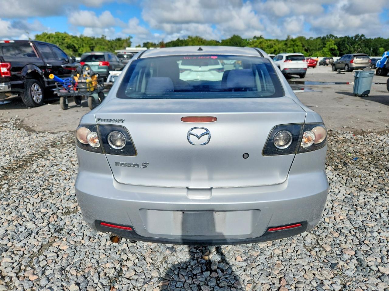 2008 Mazda 3 I Silver vin: JM1BK12FX81861556