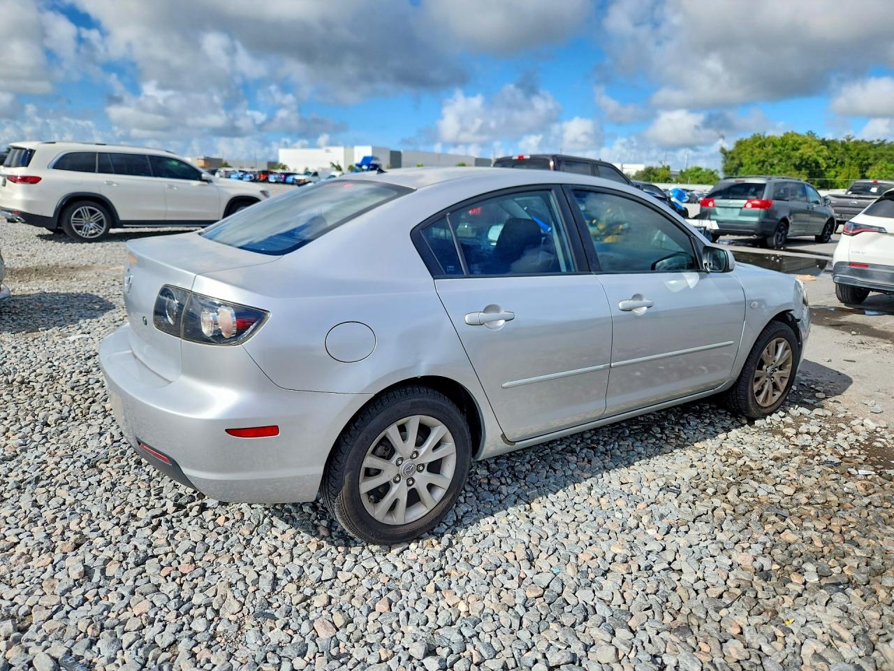 2008 Mazda 3 I Silver vin: JM1BK12FX81861556