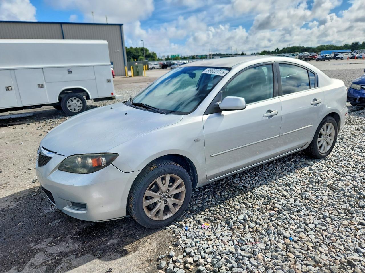 2008 Mazda 3 I Silver vin: JM1BK12FX81861556