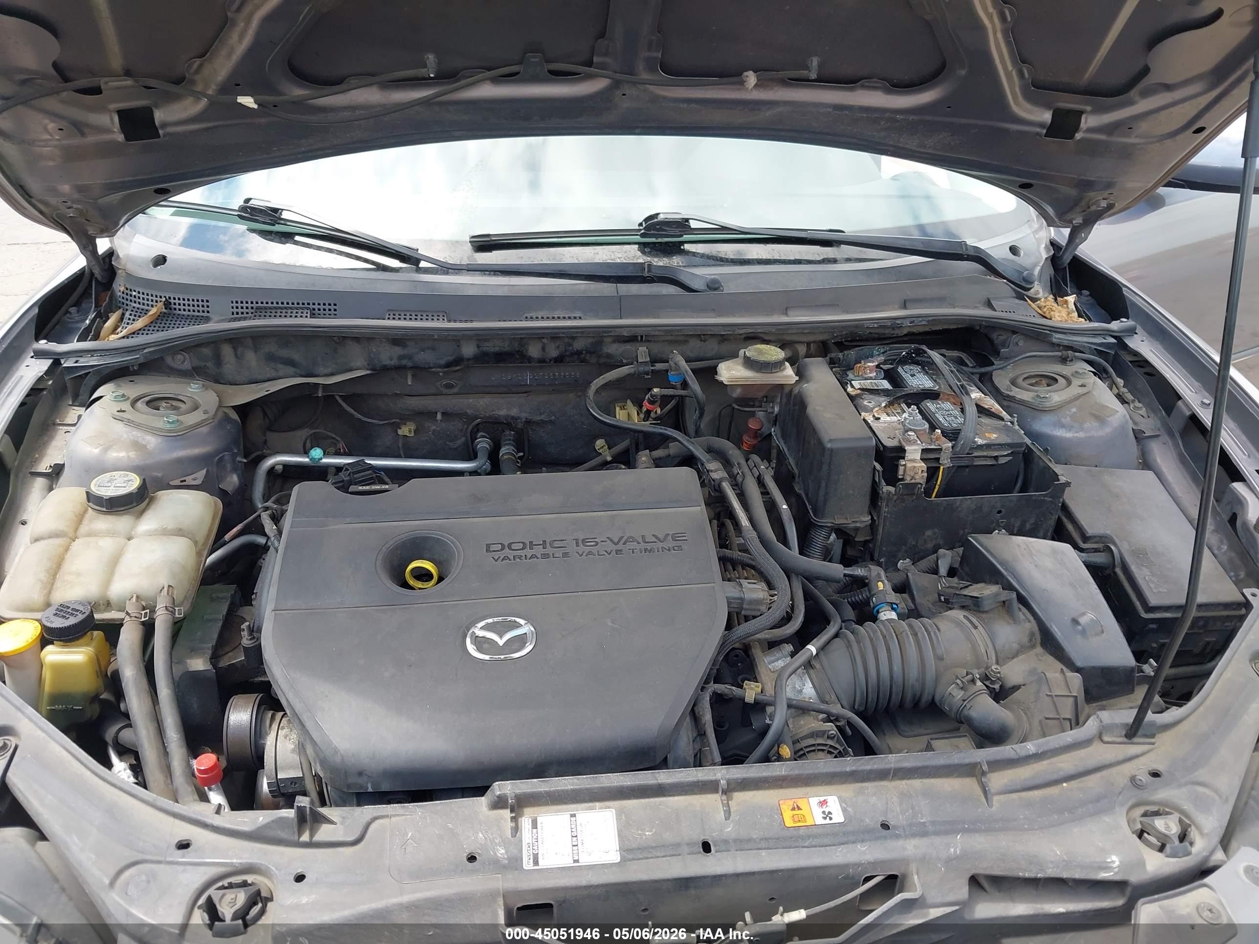 2007 Mazda Mazda3 I Gray vin: JM1BK12G171638538