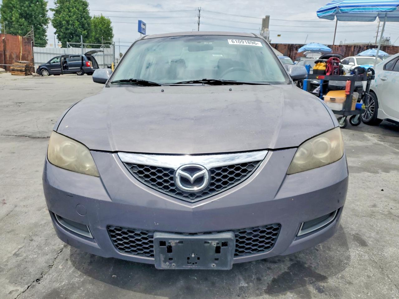 2008 Mazda 3 I Gray vin: JM1BK12G281175424