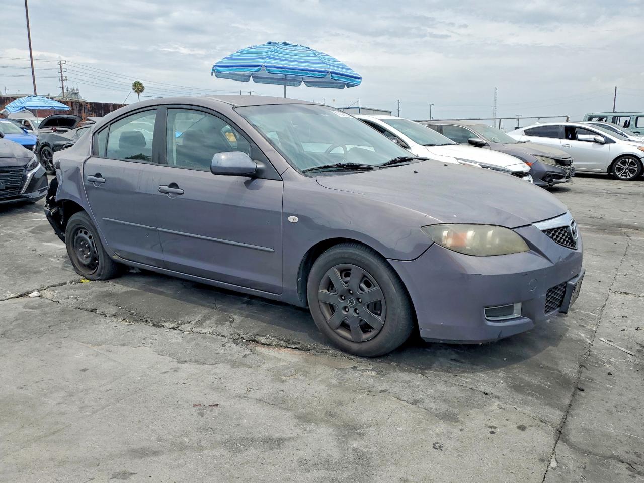 2008 Mazda 3 I Gray vin: JM1BK12G281175424