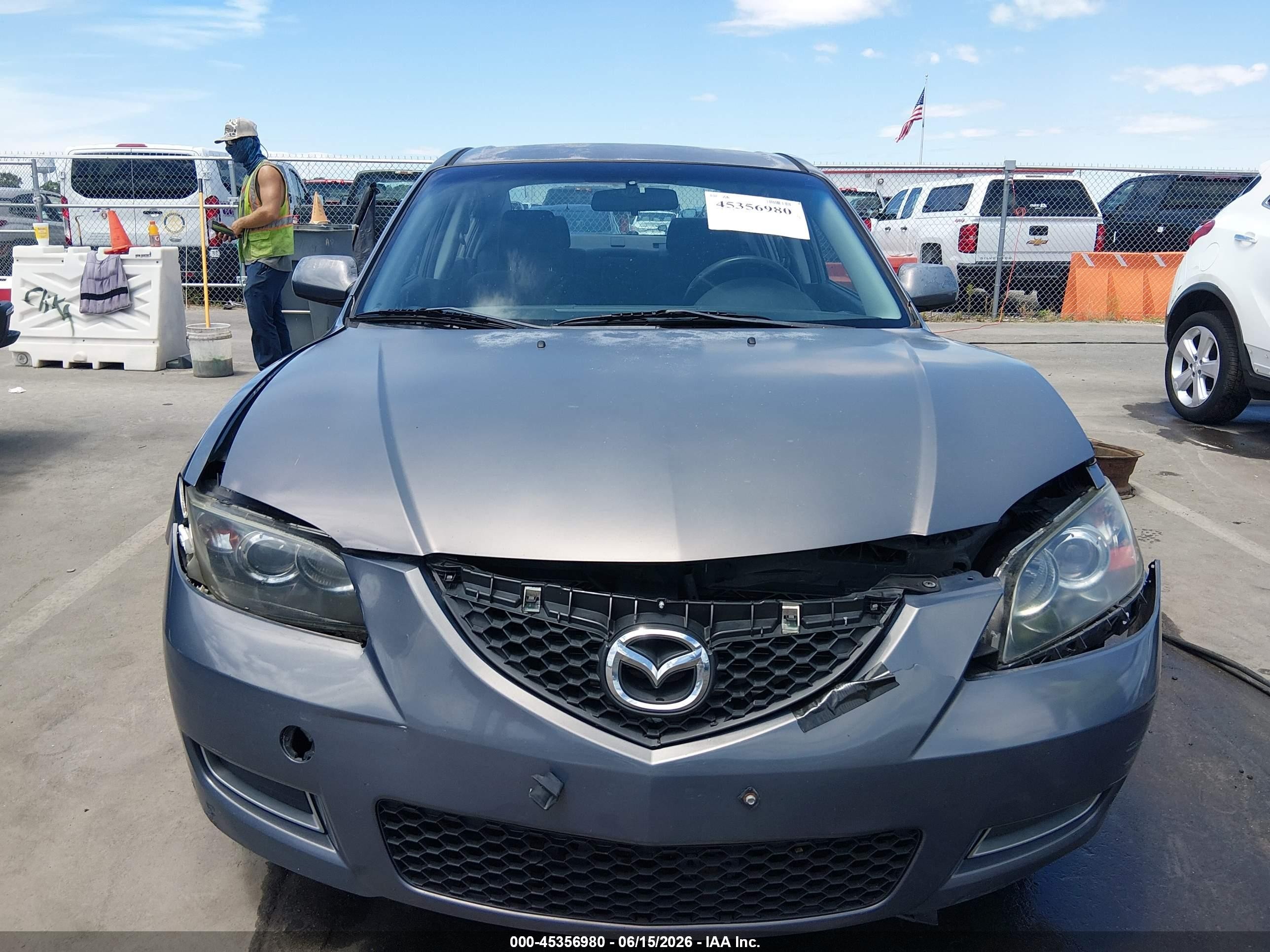 2008 Mazda Mazda3 I Sport Silver vin: JM1BK12G281859454