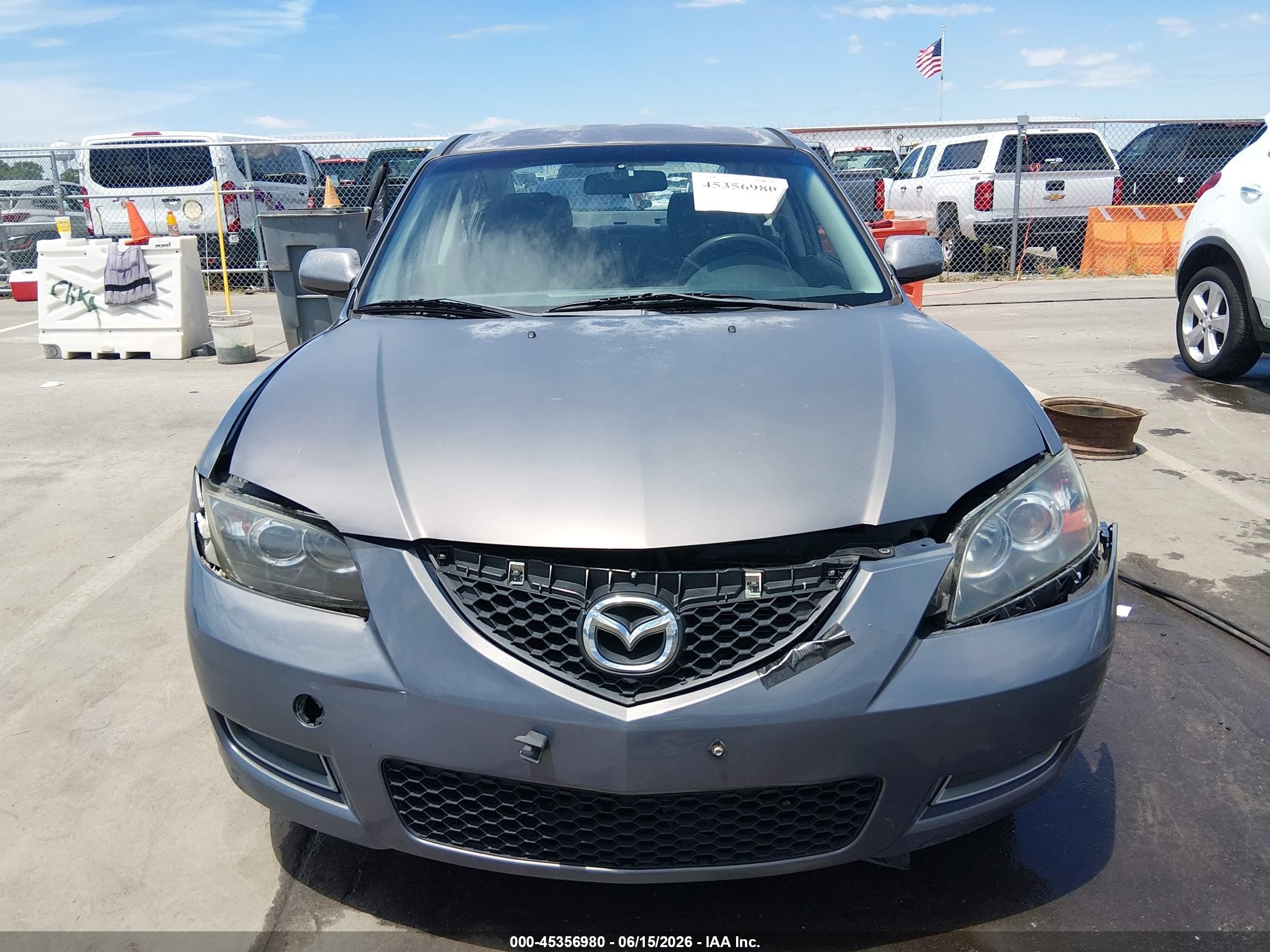 2008 Mazda Mazda3 I Sport Silver vin: JM1BK12G281859454