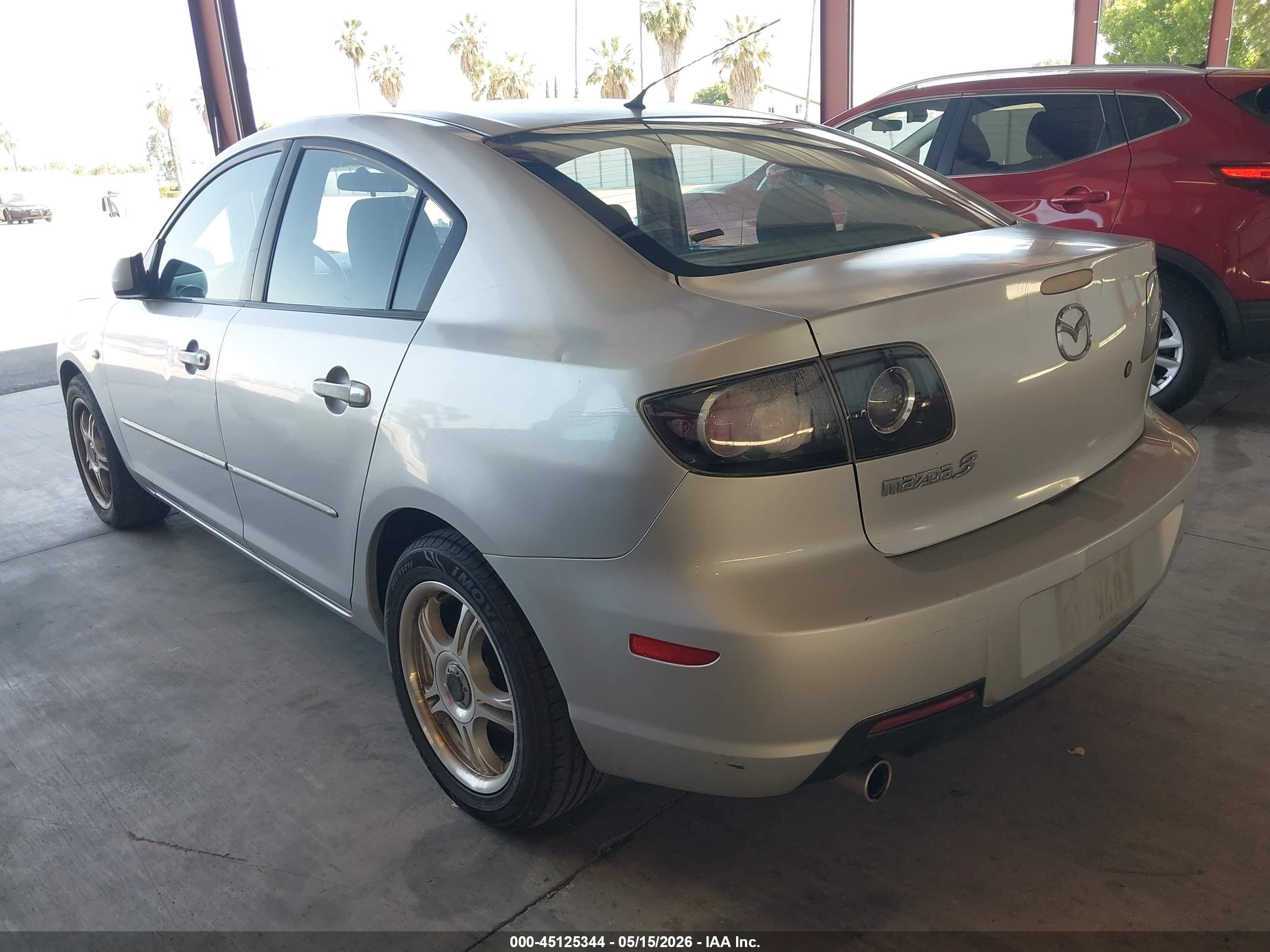 2007 Mazda Mazda3 I Sport Silver vin: JM1BK12G371719086
