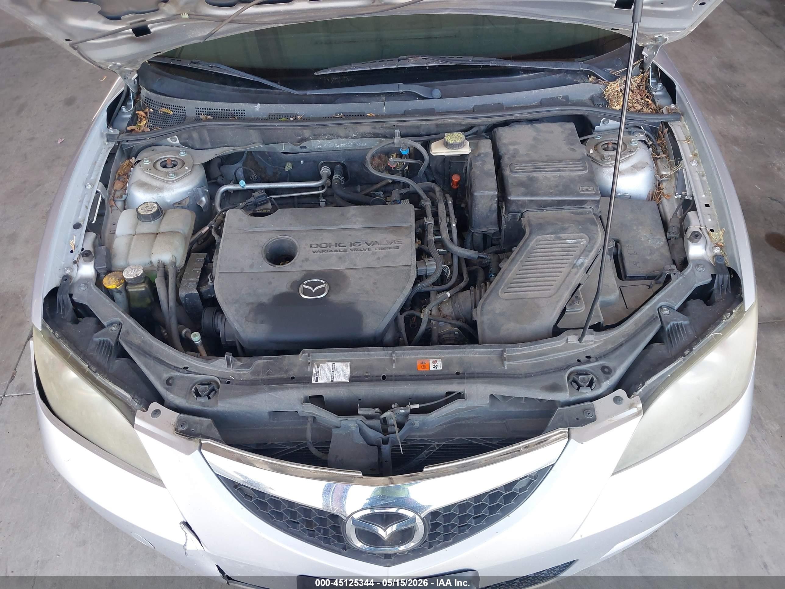 2007 Mazda Mazda3 I Sport Silver vin: JM1BK12G371719086