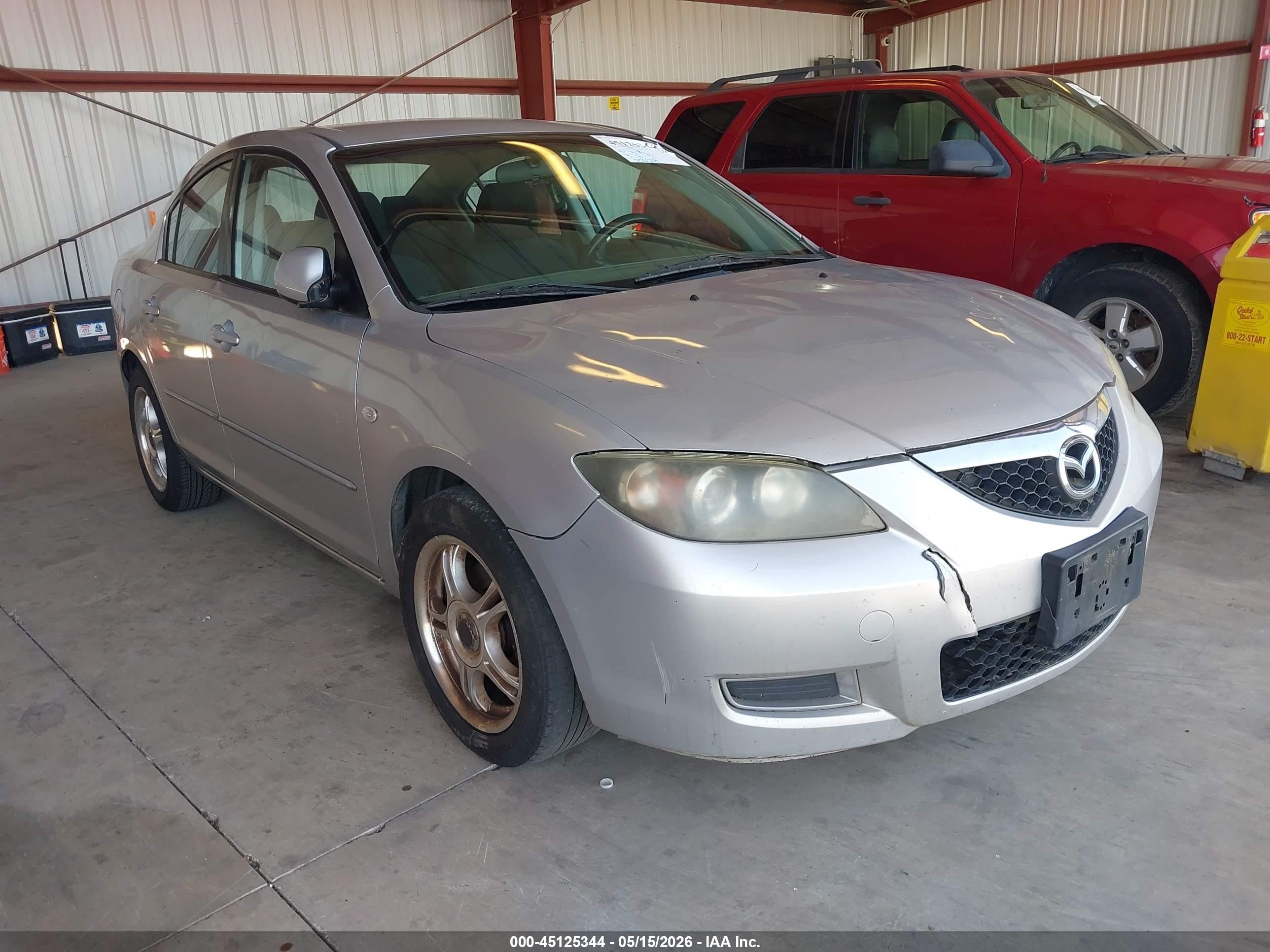 2007 Mazda Mazda3 I Sport Silver vin: JM1BK12G371719086