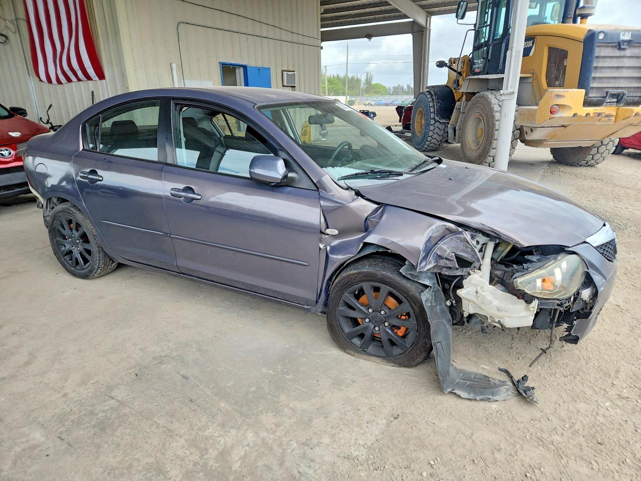 2008 Mazda 3 I Серебряный vin: JM1BK12G381826494