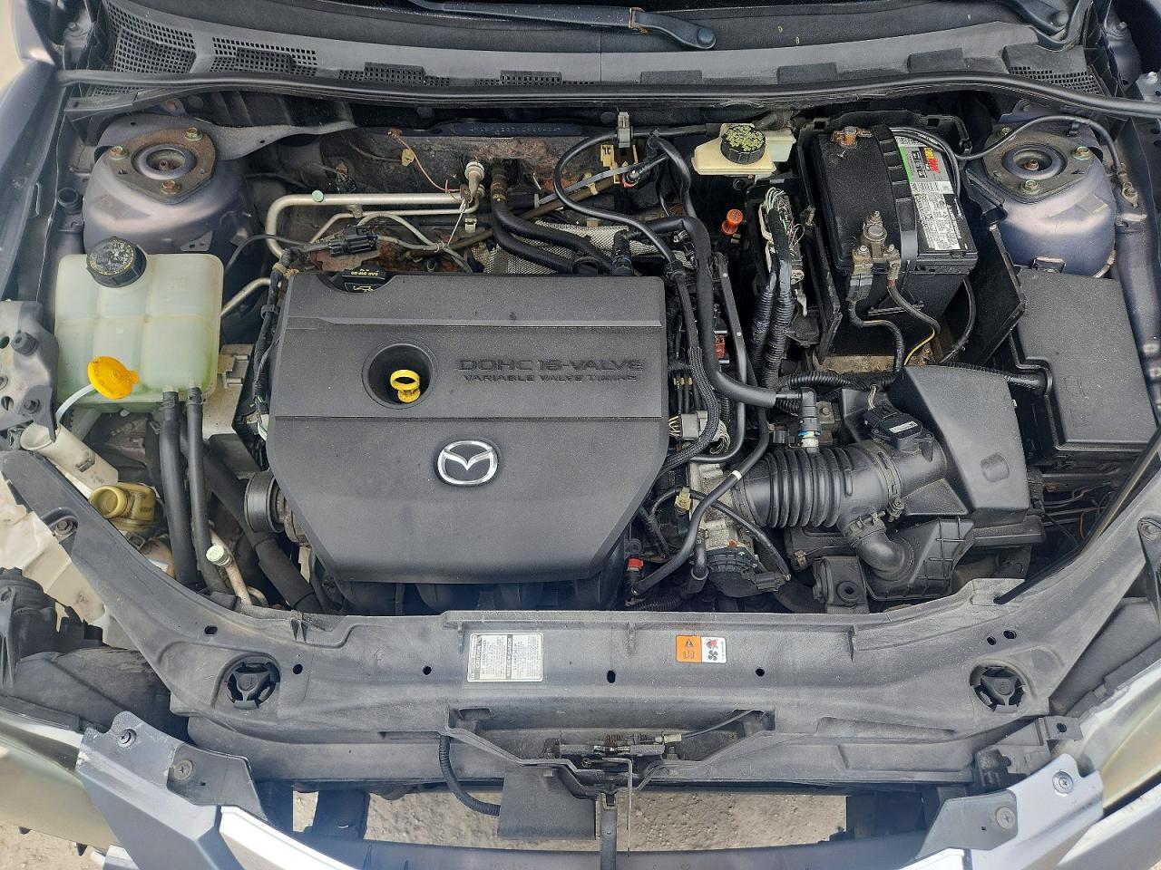 2008 Mazda 3 I Серебряный vin: JM1BK12G381826494