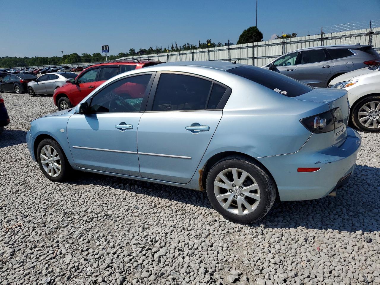2008 Mazda 3 I Синий vin: JM1BK12G381832330