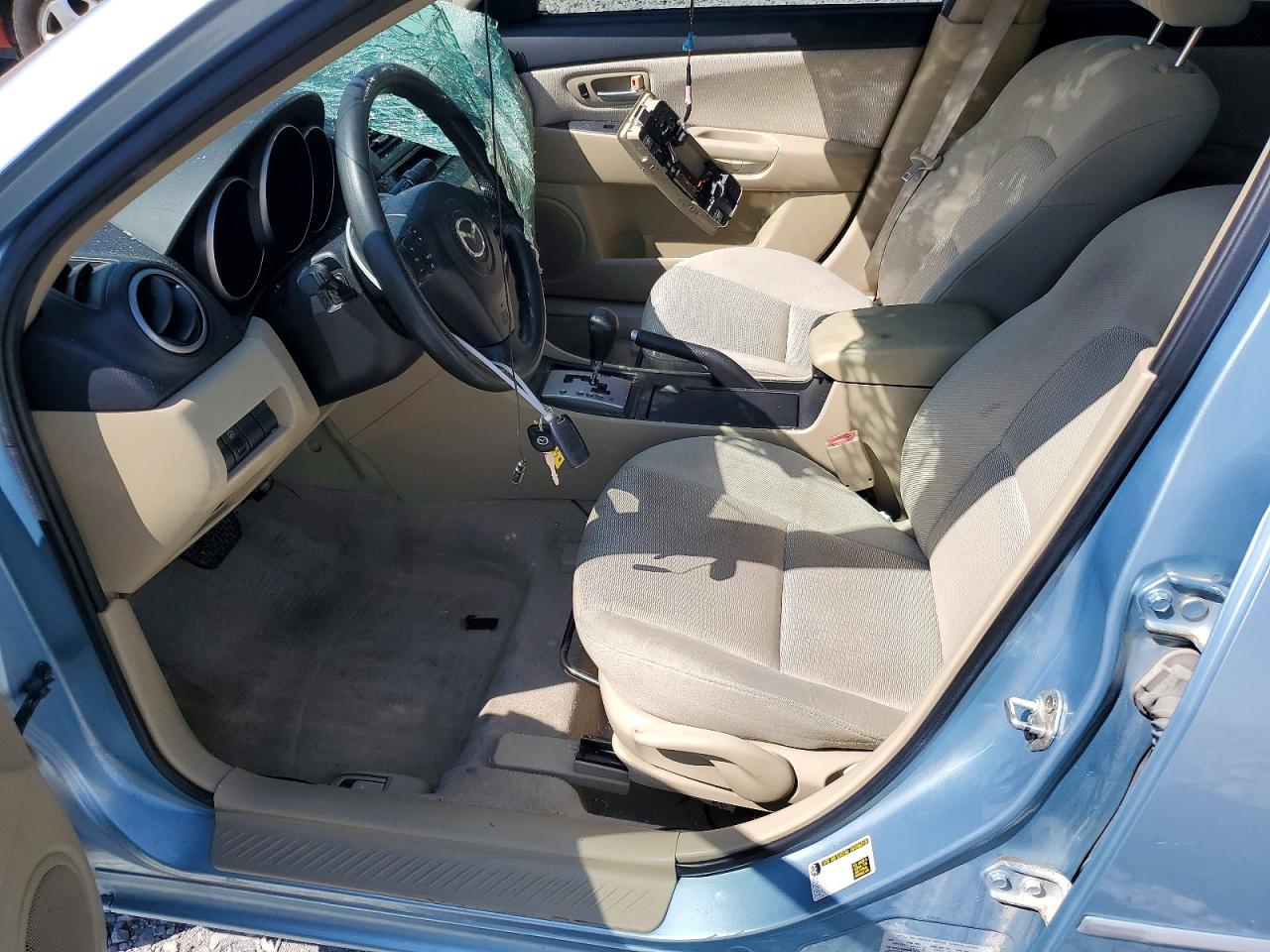 2008 Mazda 3 I Синий vin: JM1BK12G381832330