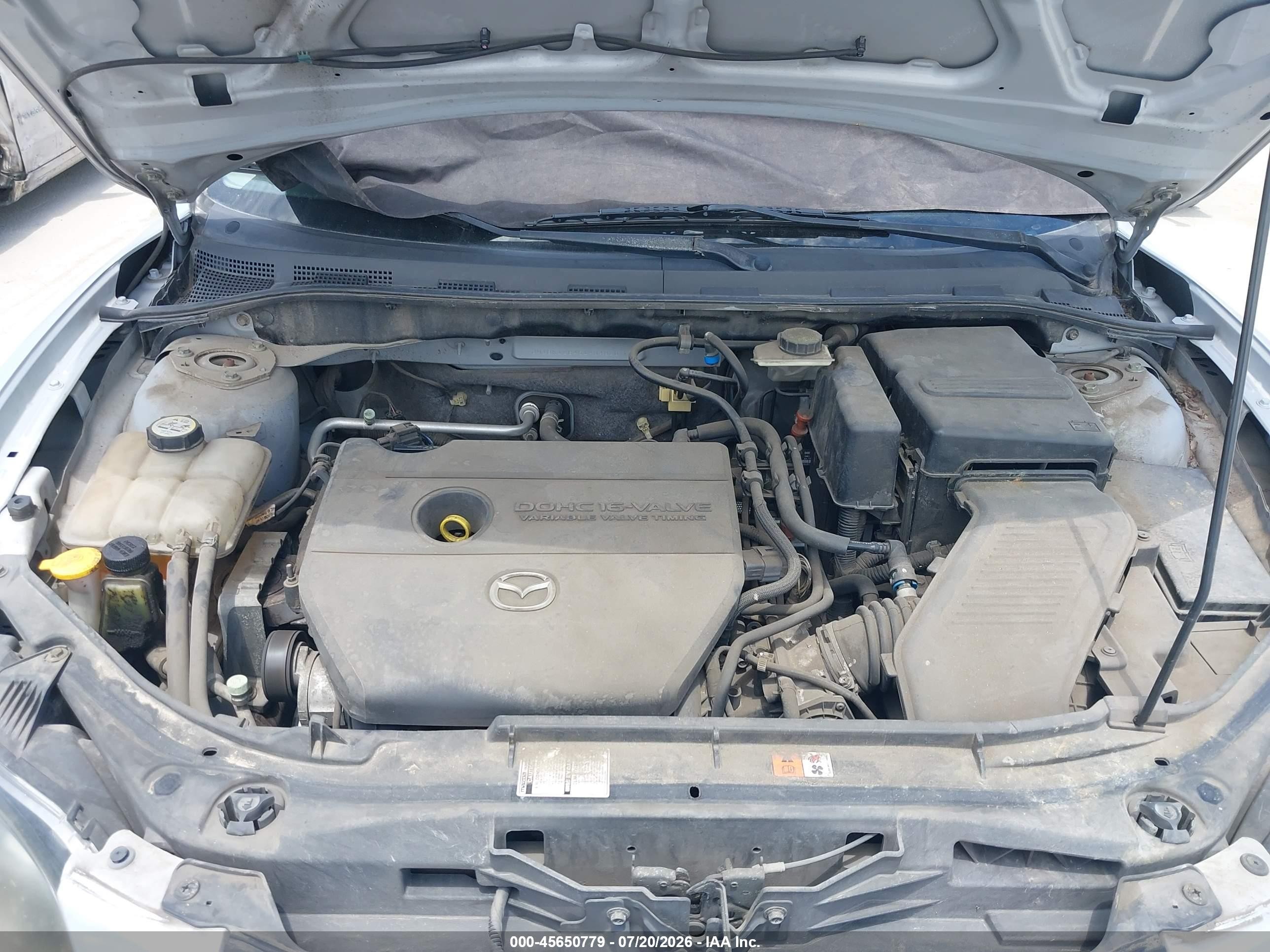 2006 Mazda Mazda3 I Silver vin: JM1BK12G461404926