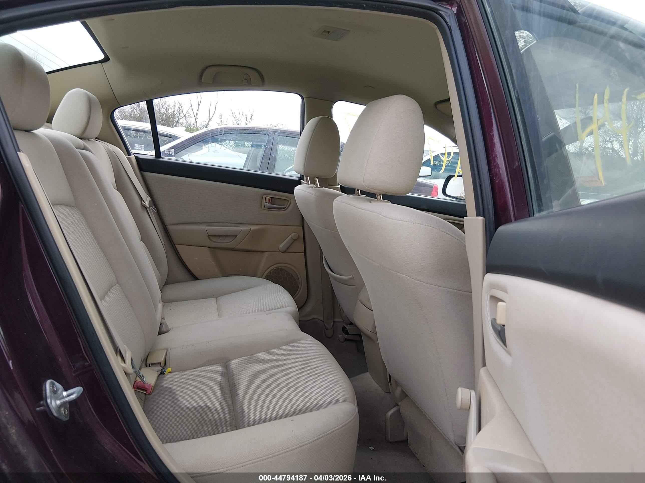 2007 Mazda Mazda3 I Sport Purple vin: JM1BK12G871672444