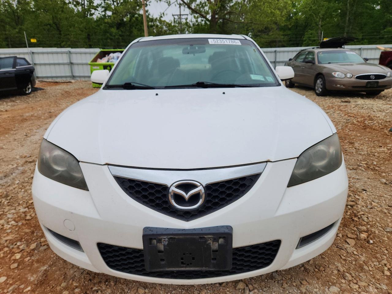 2007 Mazda 3 I White vin: JM1BK12G871724848