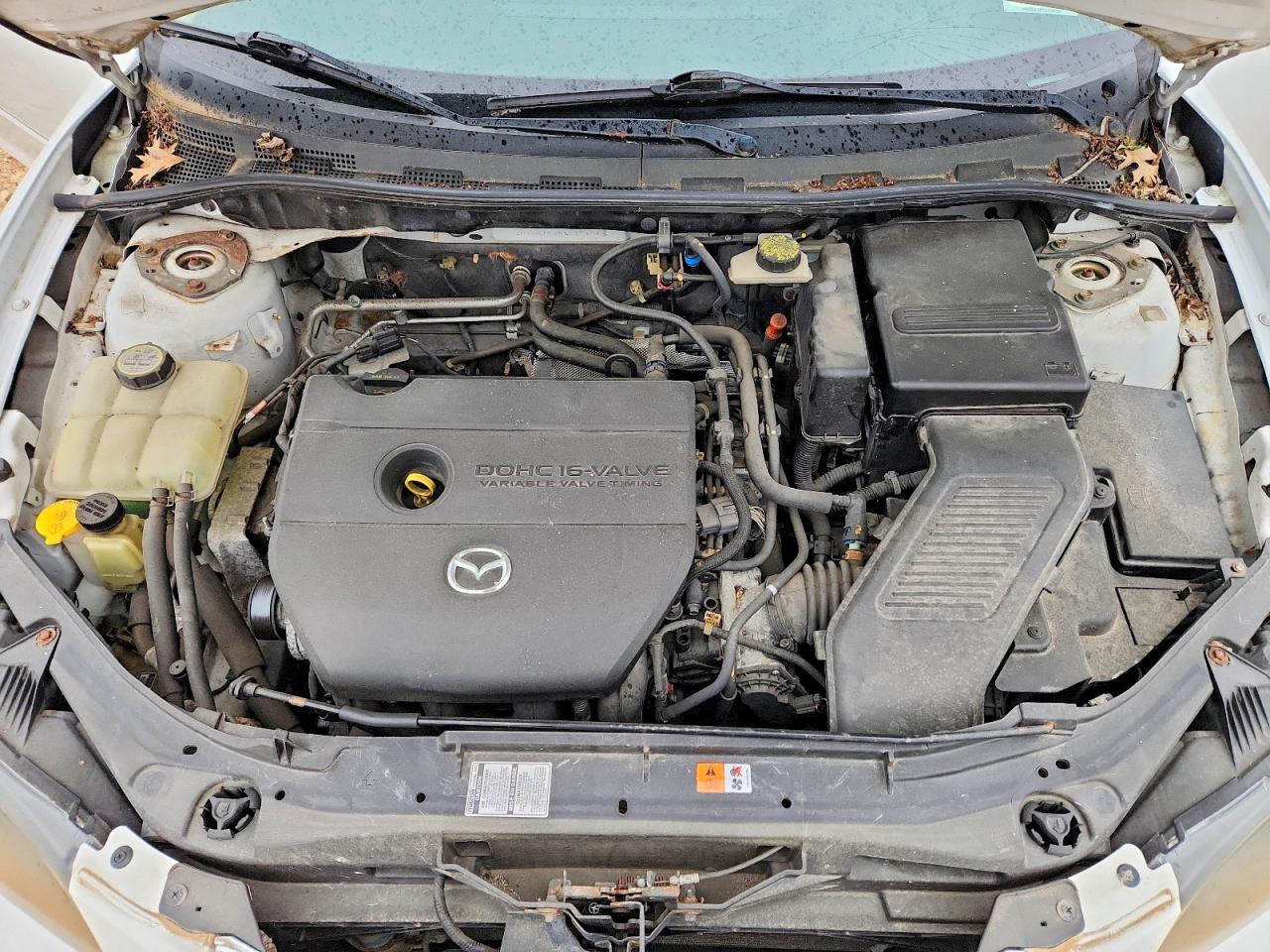 2007 Mazda 3 I White vin: JM1BK12G871724848