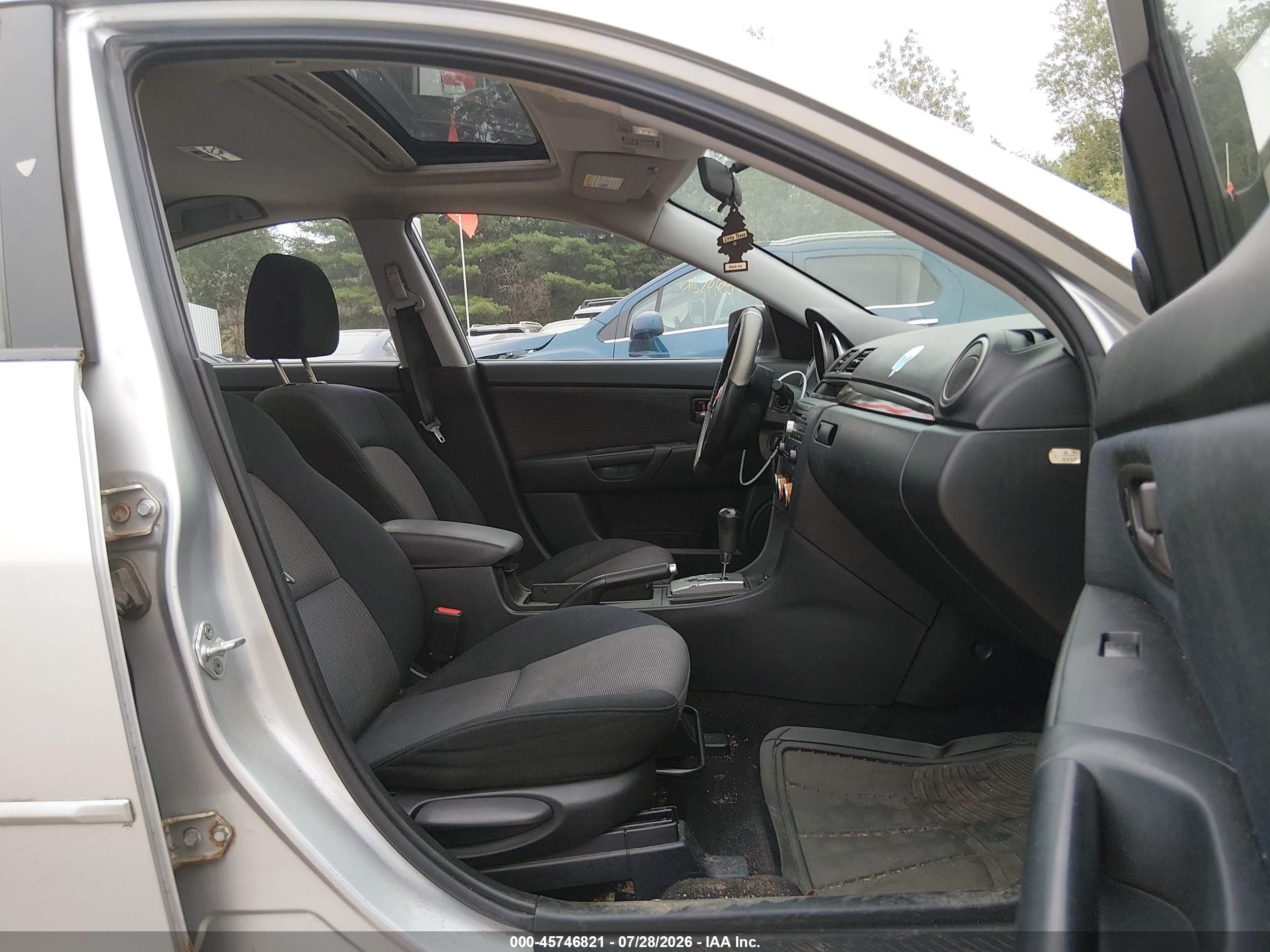 2007 Mazda Mazda3 I Silver vin: JM1BK12G971650775