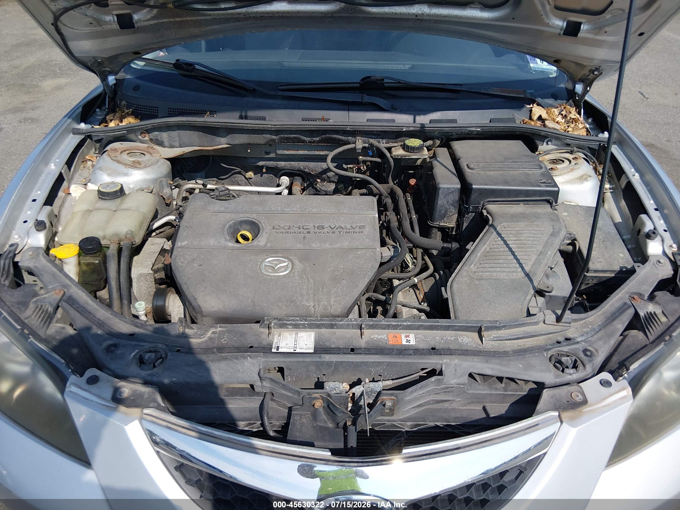 2007 Mazda Mazda3 I Silver vin: JM1BK12G971749483