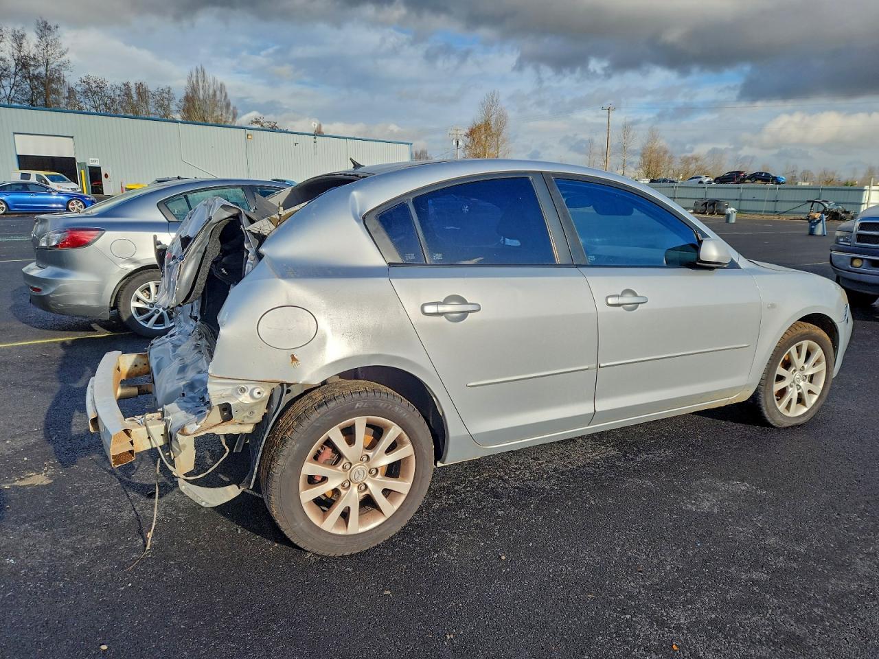 2008 Mazda 3 I Серебряный vin: JM1BK12GX81779853