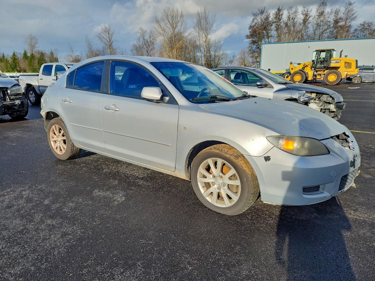 2008 Mazda 3 I Серебряный vin: JM1BK12GX81779853
