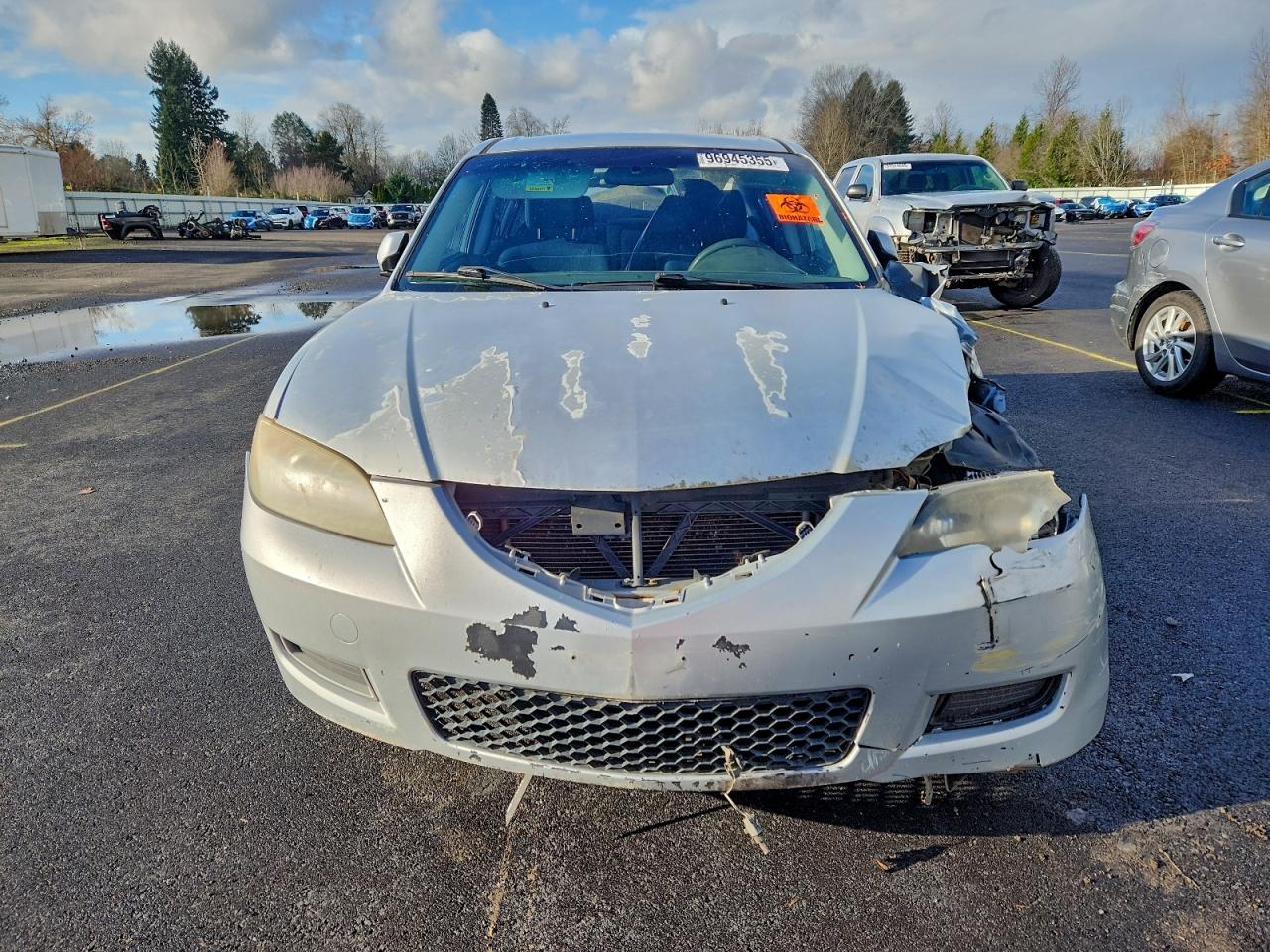 2008 Mazda 3 I Серебряный vin: JM1BK12GX81779853