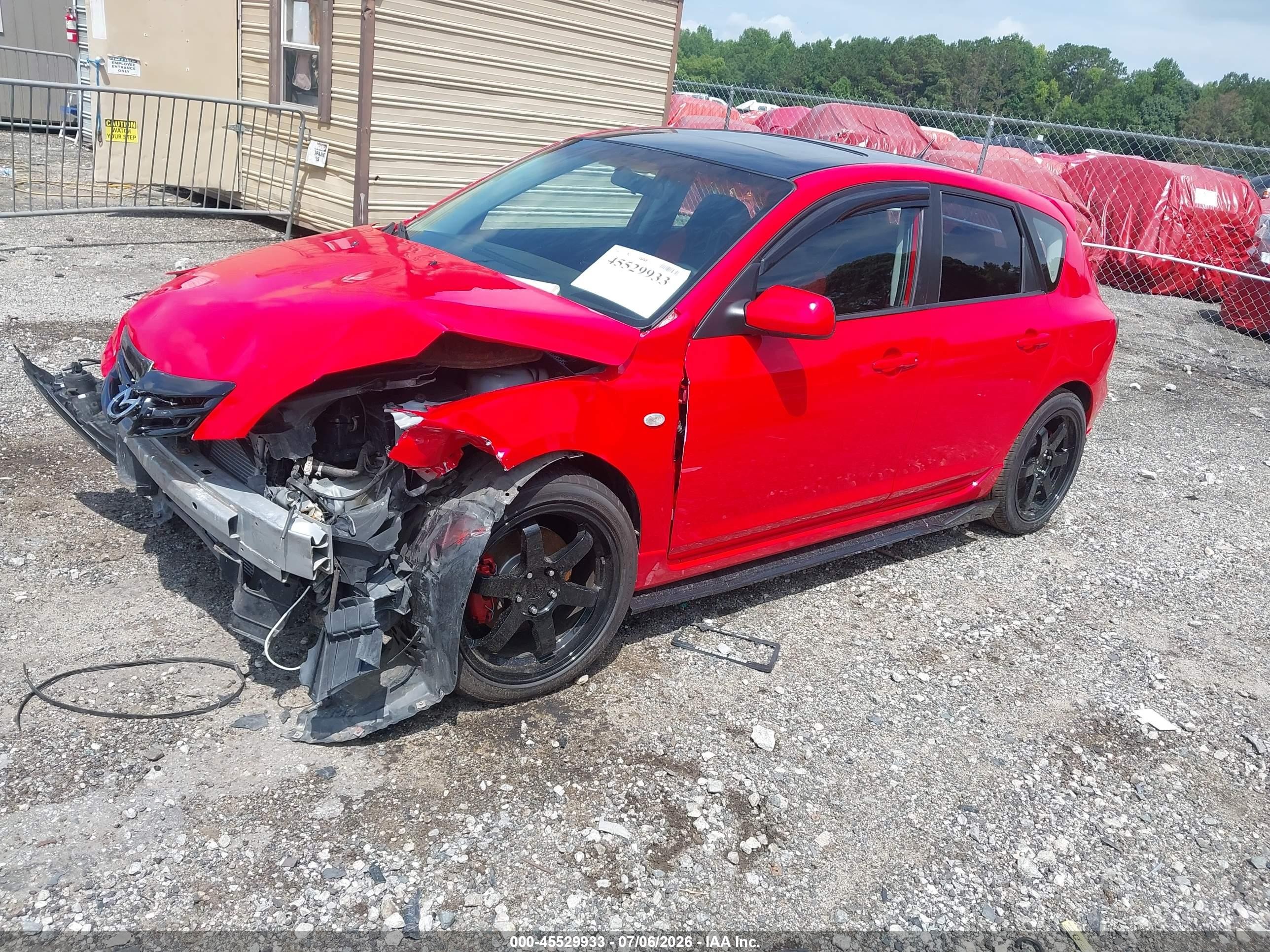 2004 Mazda Mazda3 S Красный vin: JM1BK143041114240