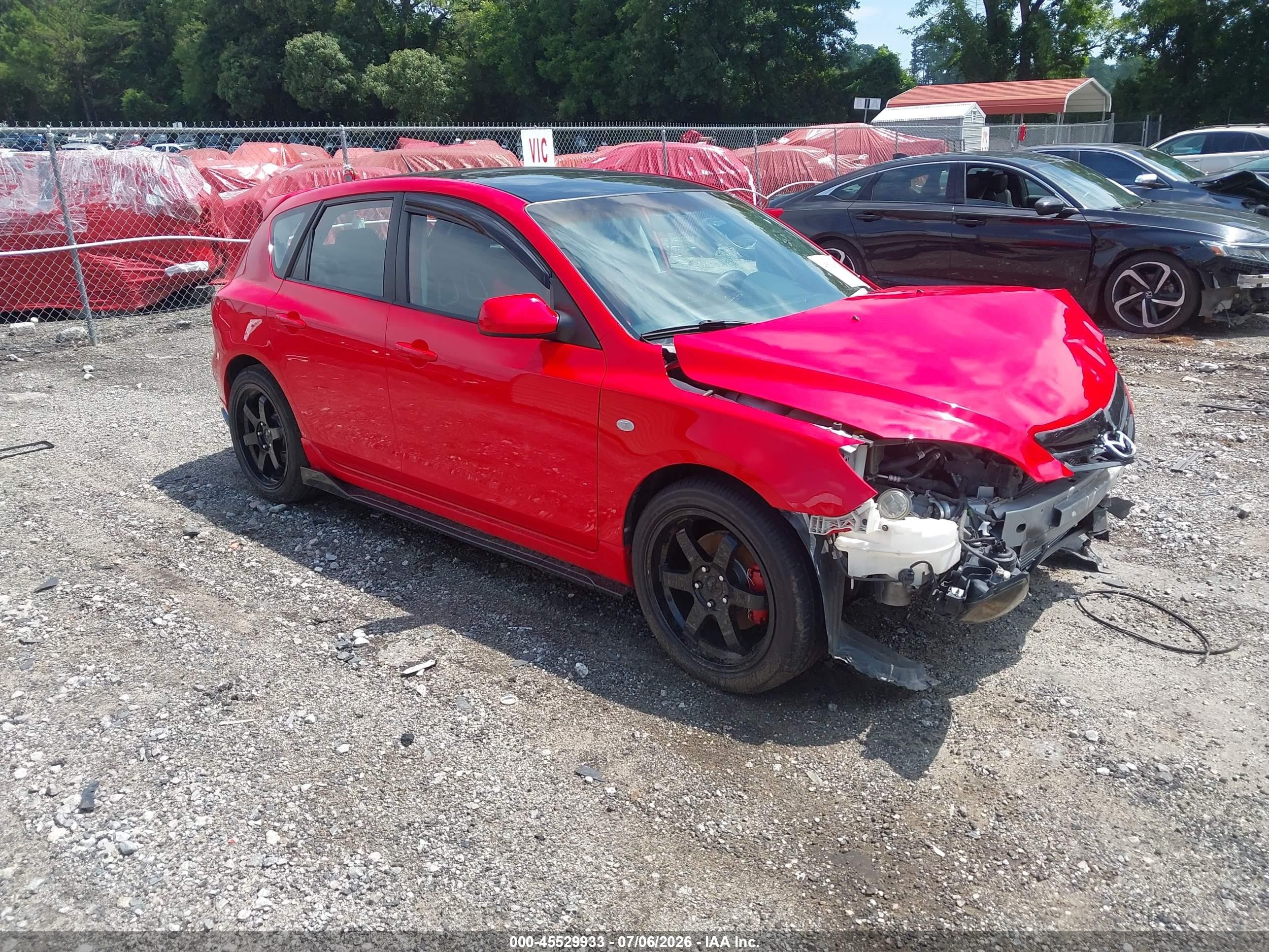 2004 Mazda Mazda3 S Красный vin: JM1BK143041114240