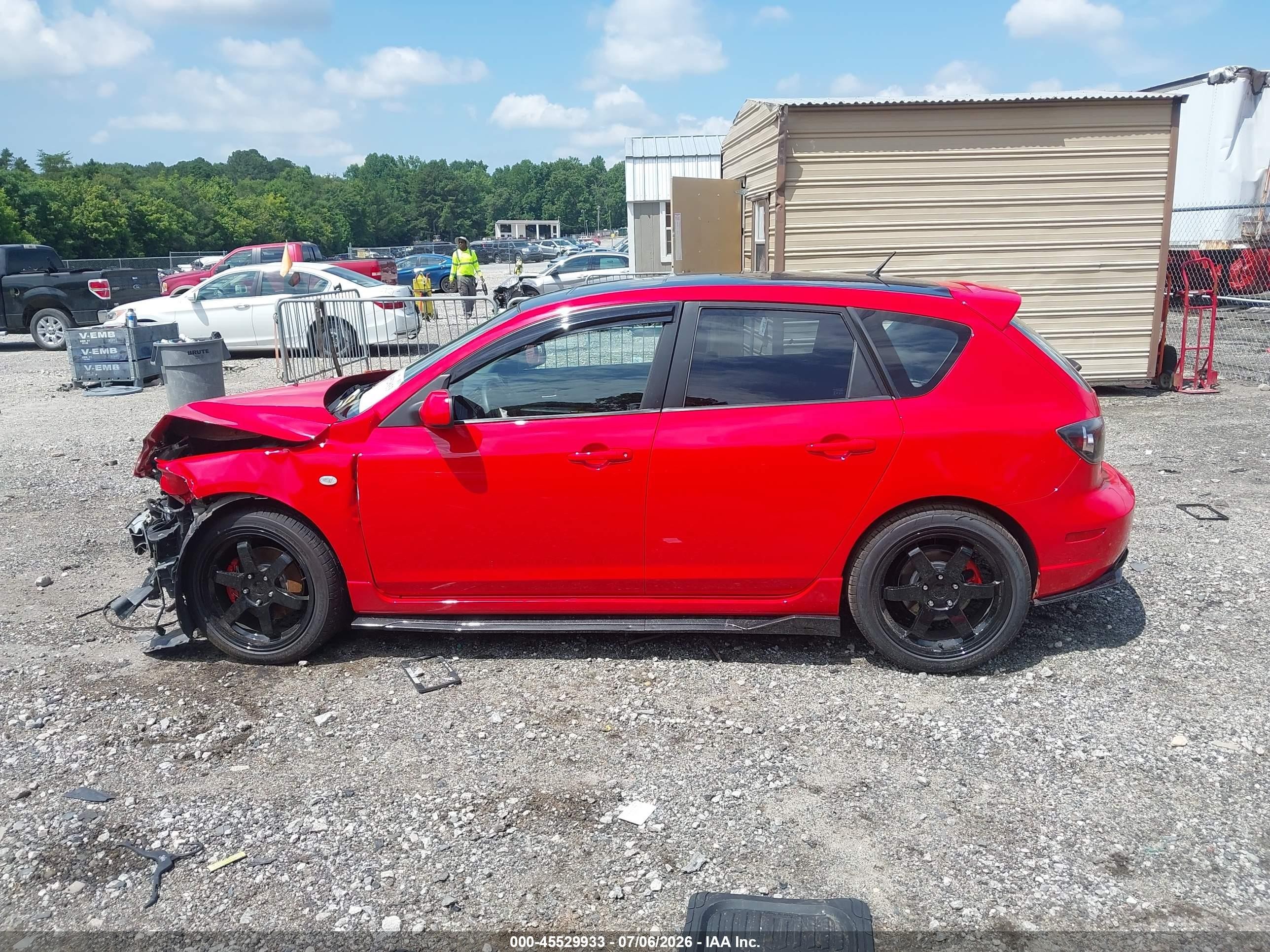 2004 Mazda Mazda3 S Красный vin: JM1BK143041114240