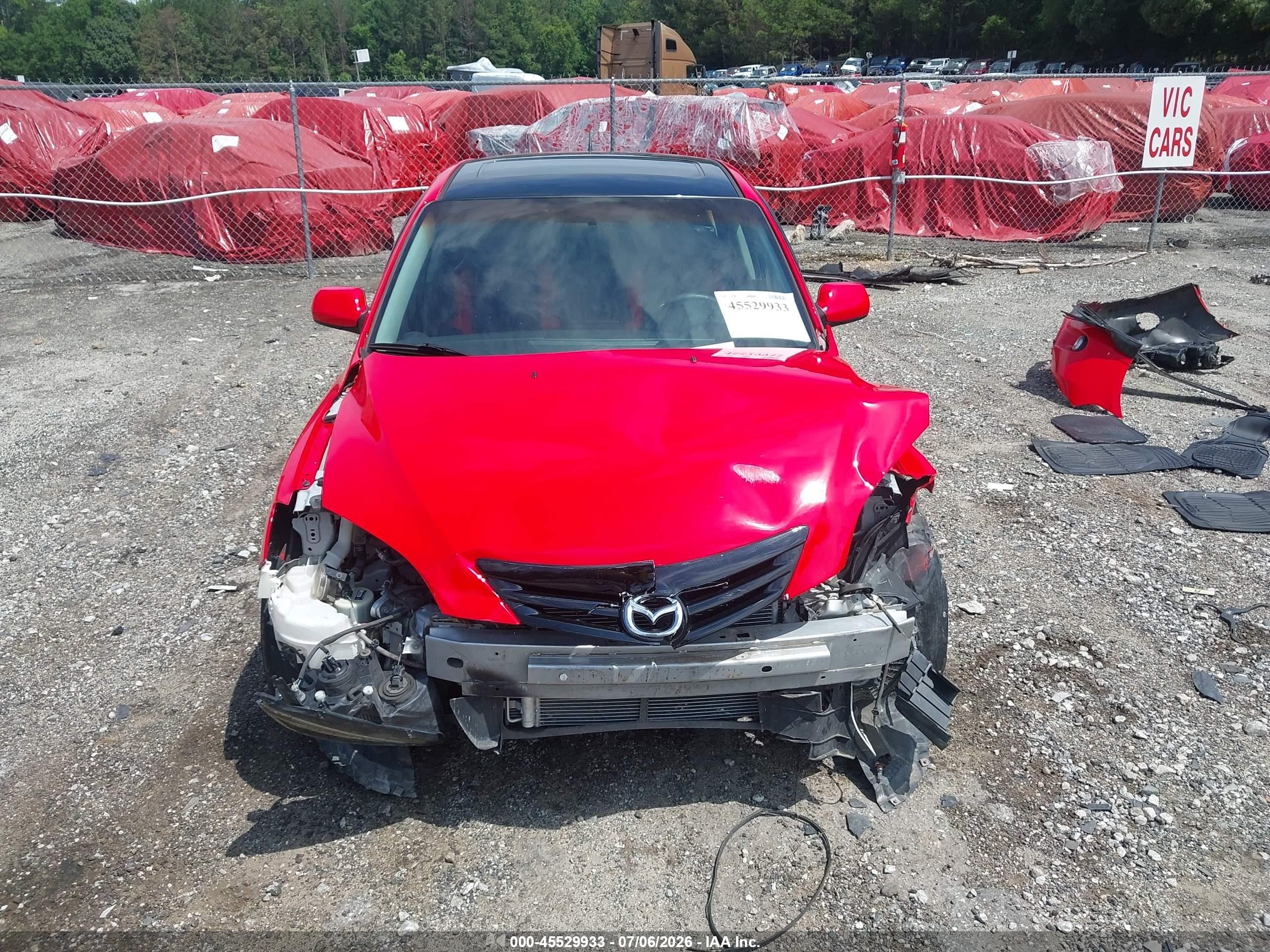 2004 Mazda Mazda3 S Красный vin: JM1BK143041114240