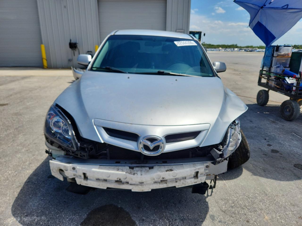 2007 Mazda 3 Hatchback Silver vin: JM1BK143071695842