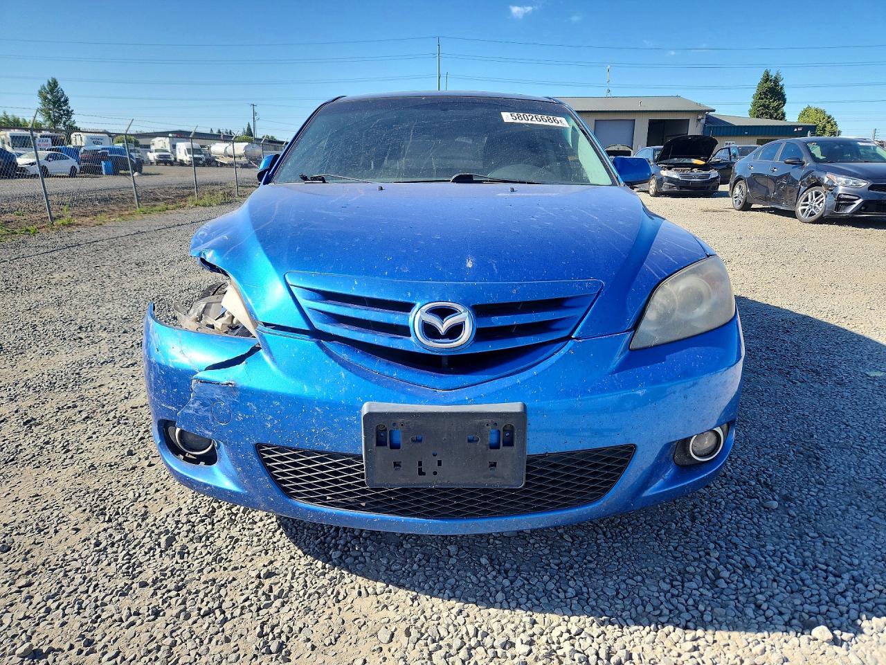 2006 Mazda 3 Hatchback Синий vin: JM1BK143161497835