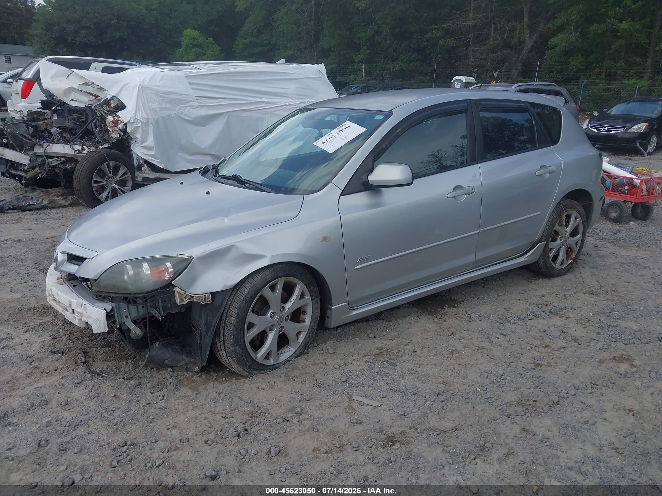 2007 Mazda Mazda3 S Sport Серебряный vin: JM1BK143271688097