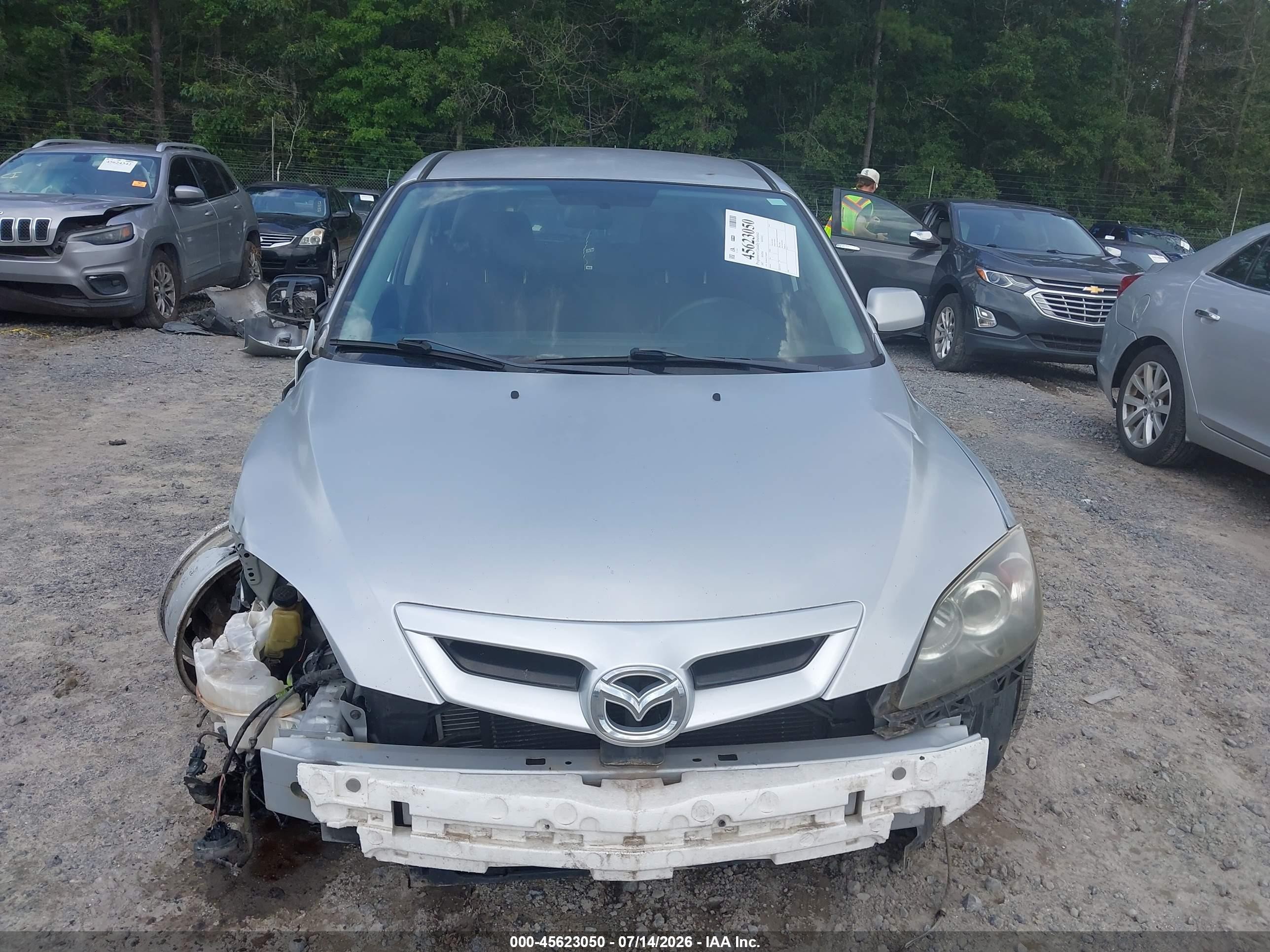 2007 Mazda Mazda3 S Sport Серебряный vin: JM1BK143271688097