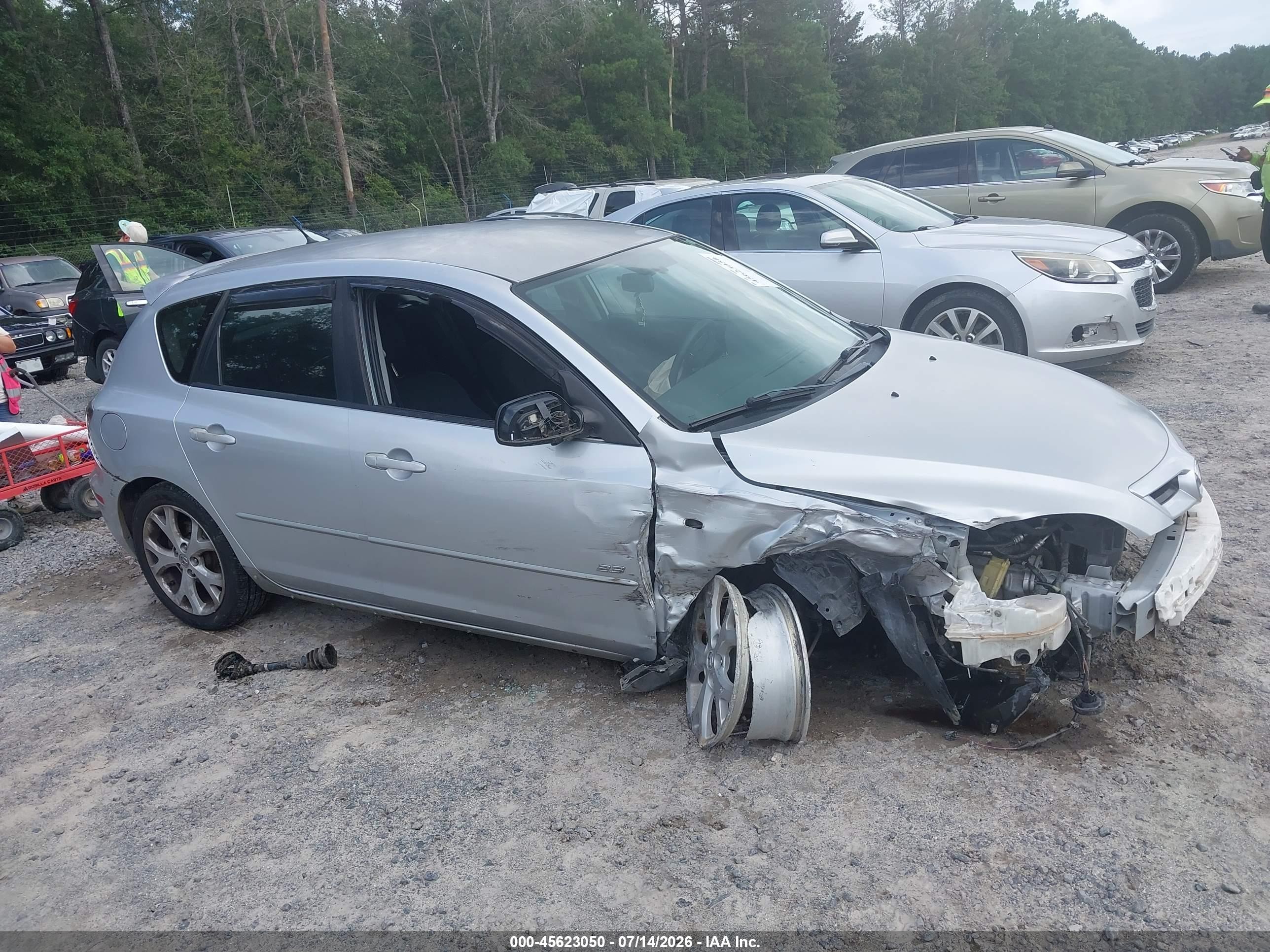 2007 Mazda Mazda3 S Sport Серебряный vin: JM1BK143271688097