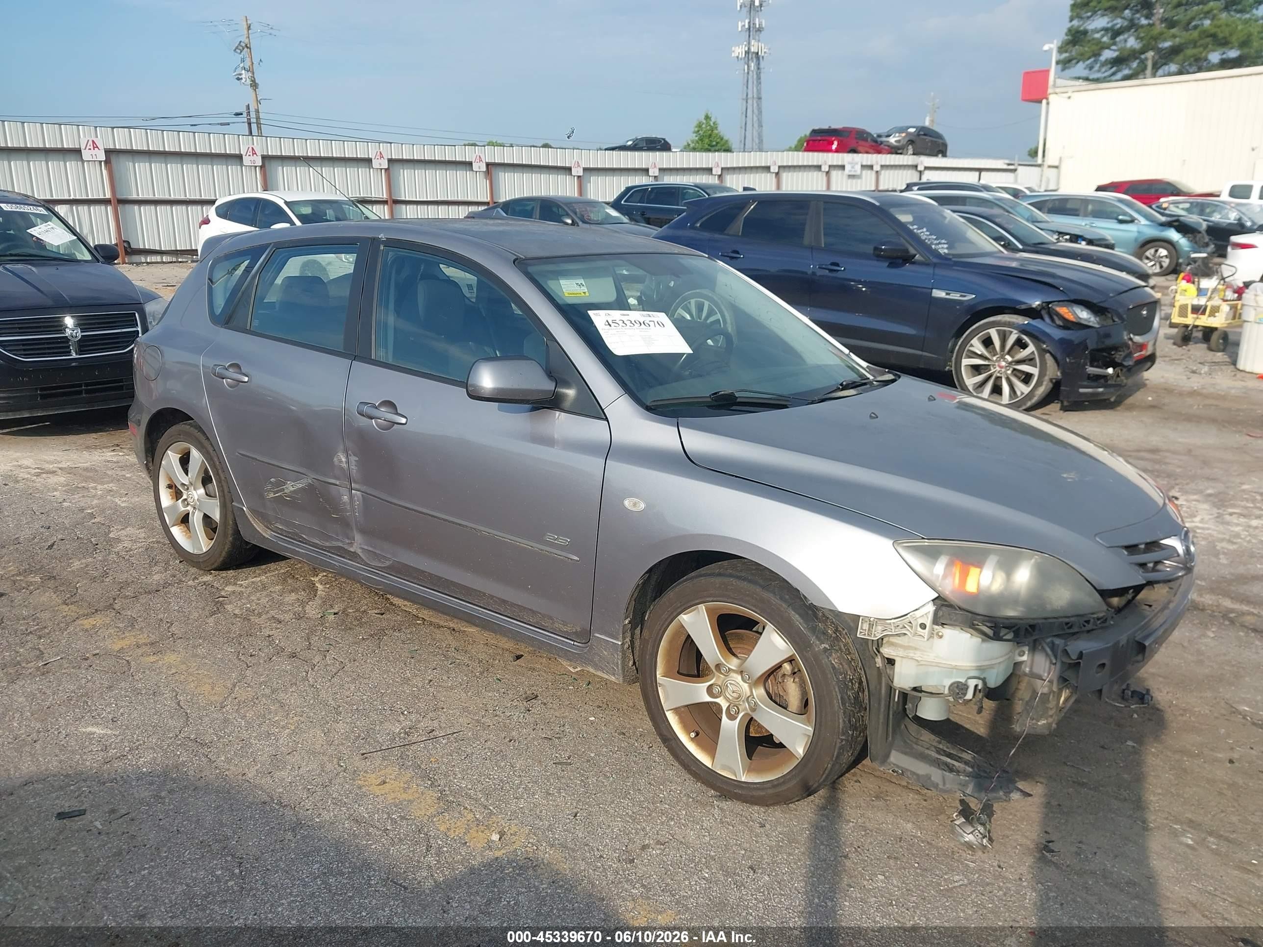 2006 Mazda Mazda3 S Gray vin: JM1BK143361476386