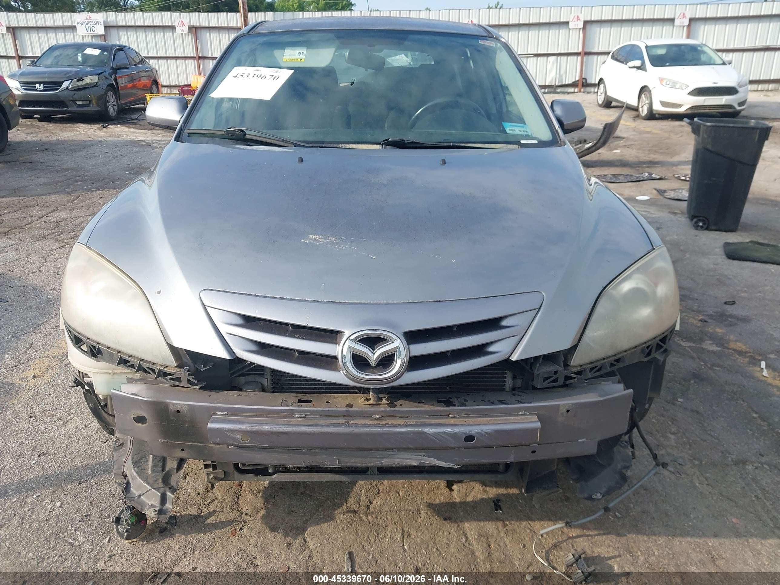 2006 Mazda Mazda3 S Gray vin: JM1BK143361476386